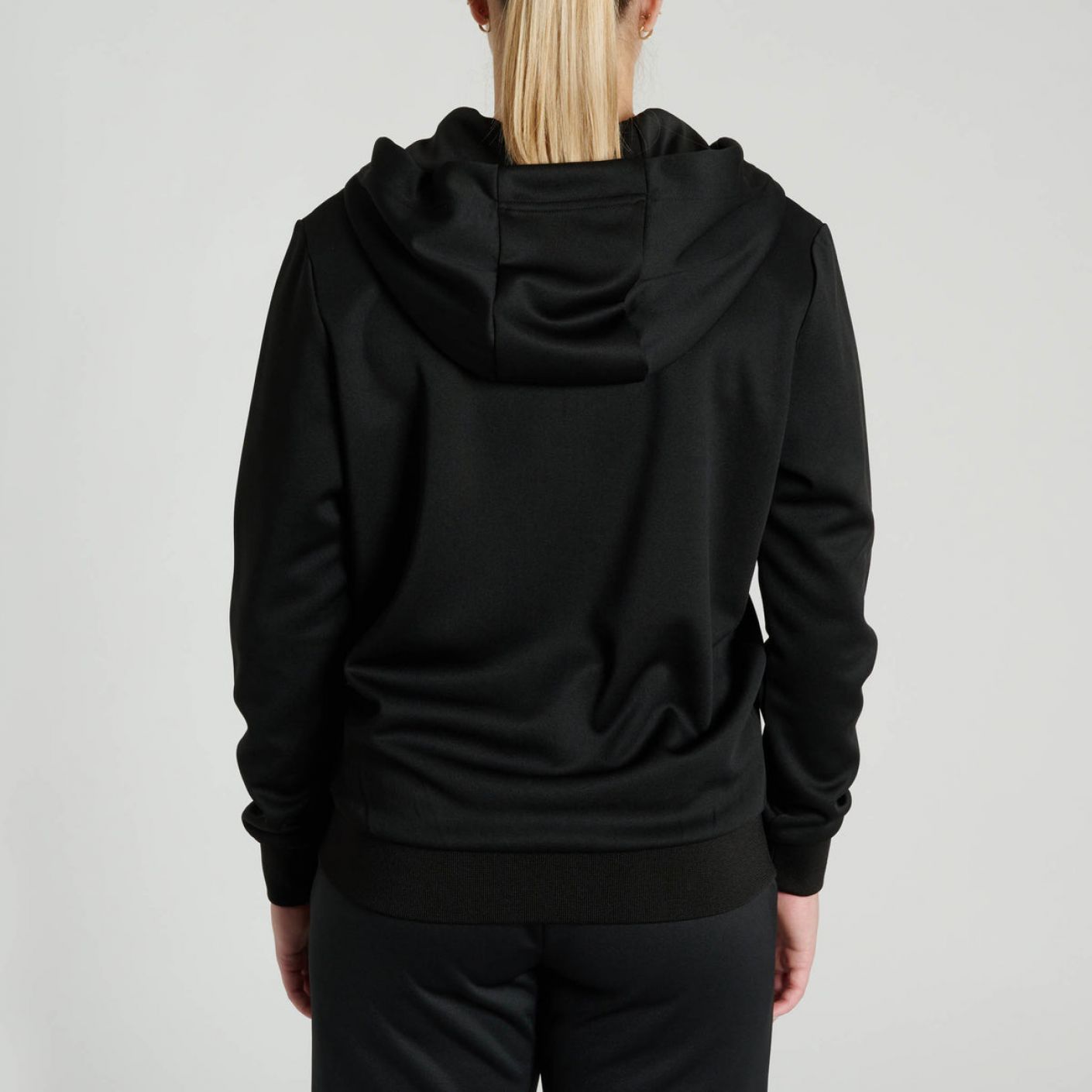 Leone Felpa Logo con cappuccio Nera da Donna