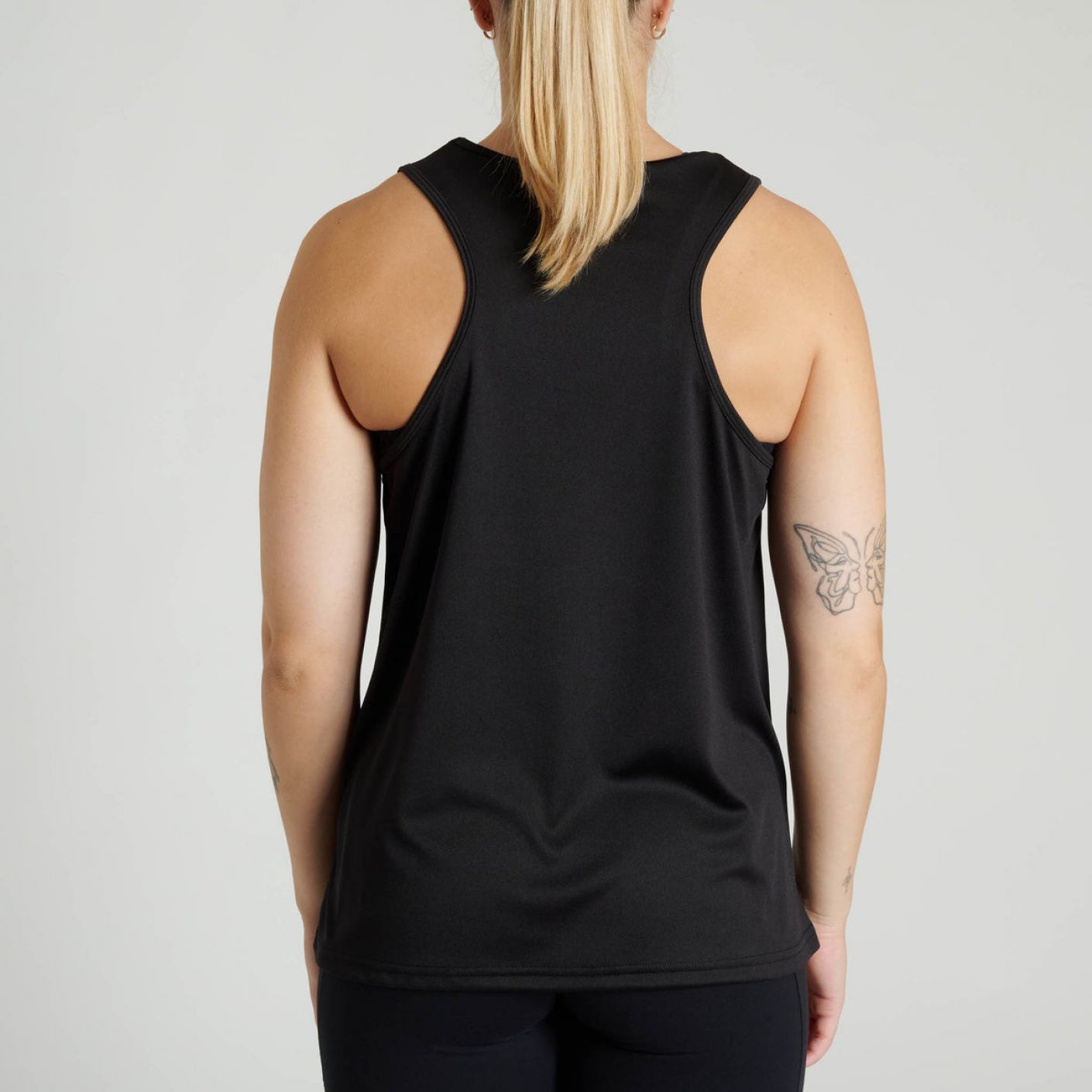 Leone Canotta Logo Nera da Donna