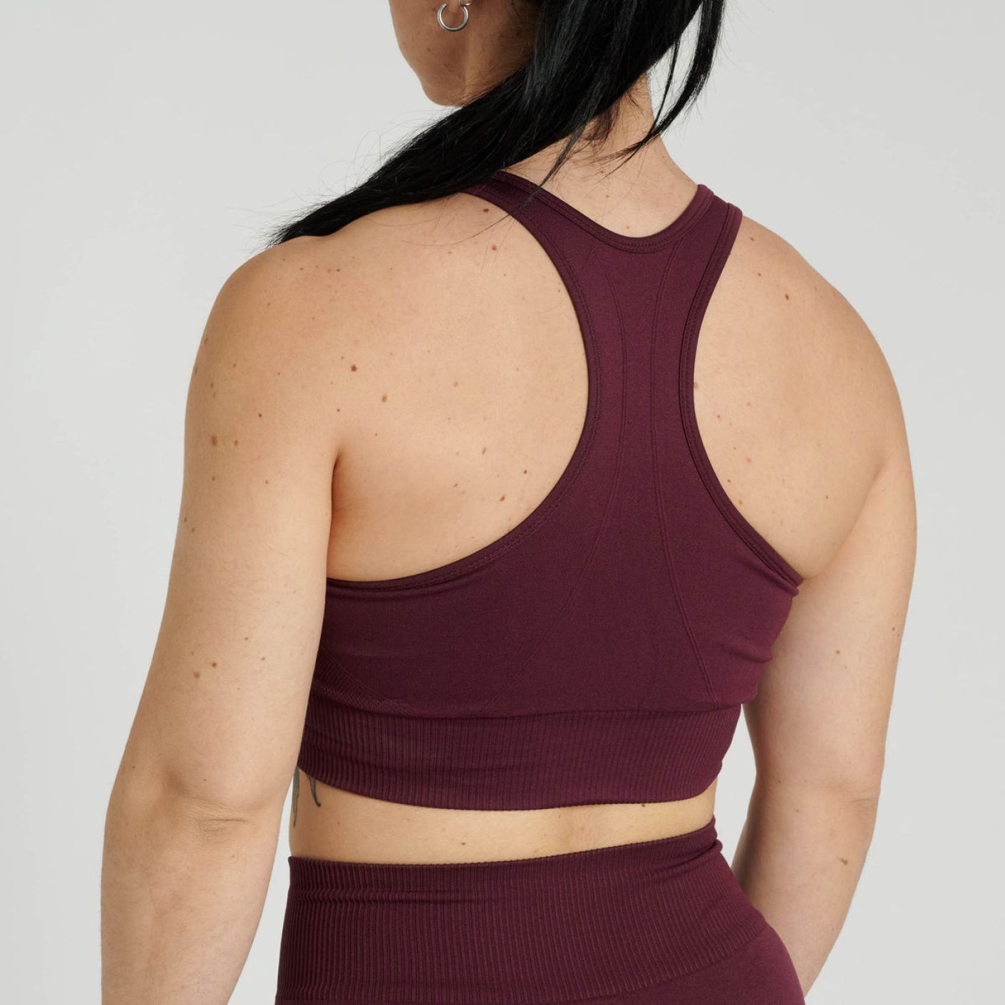 Auberginen-Logo-Top für Damen