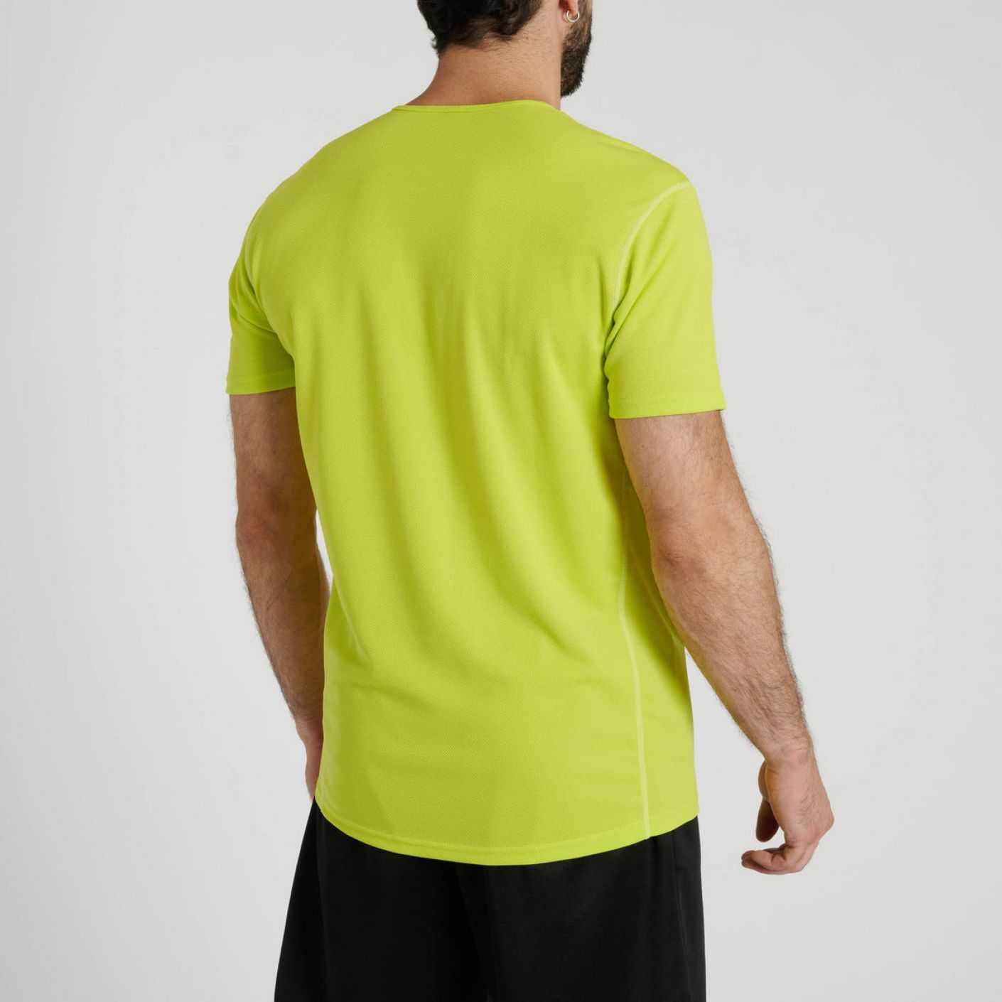 Leone T-Shirt Logo Lime da Uomo