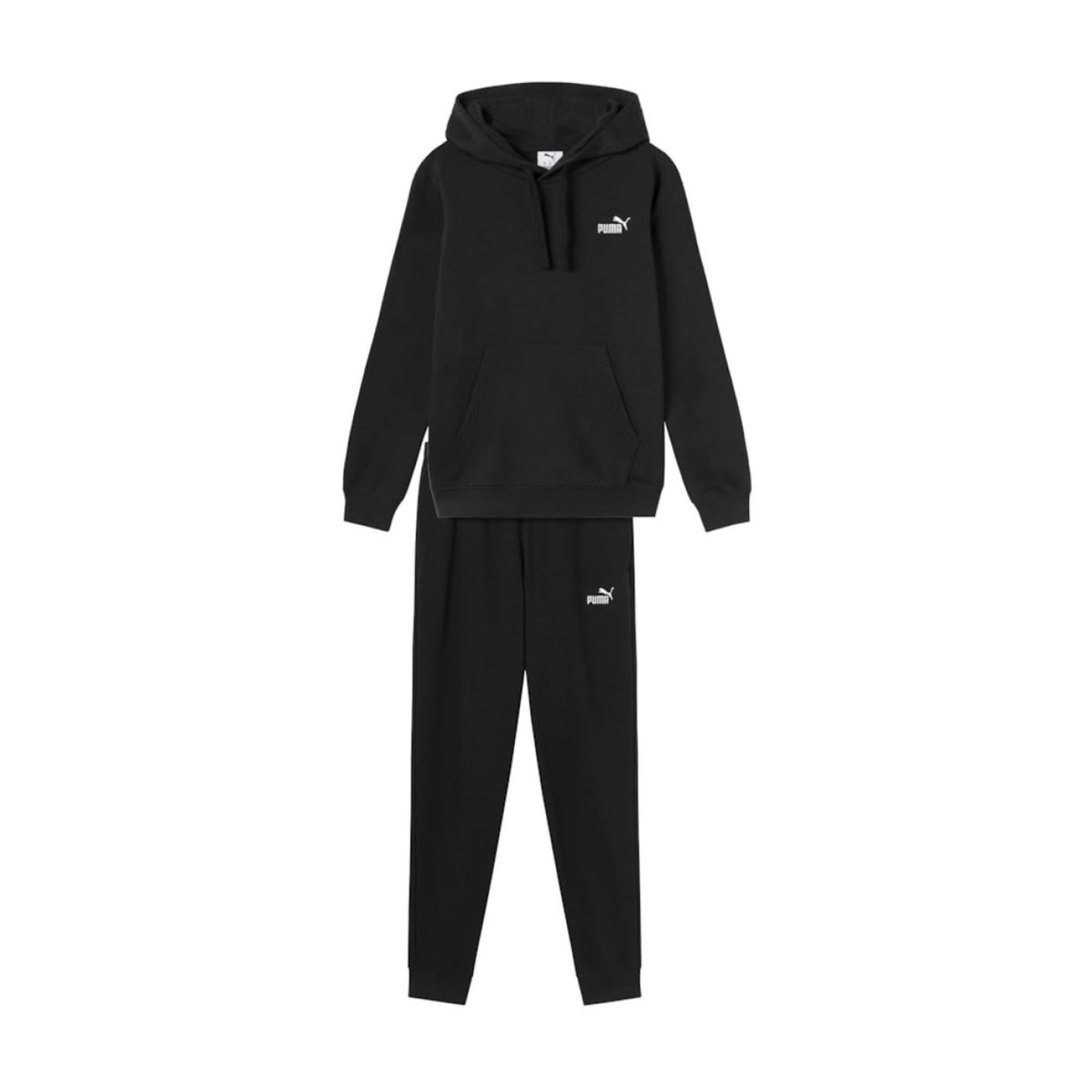 Puma Tuta Essentials Hooded Black da Uomo