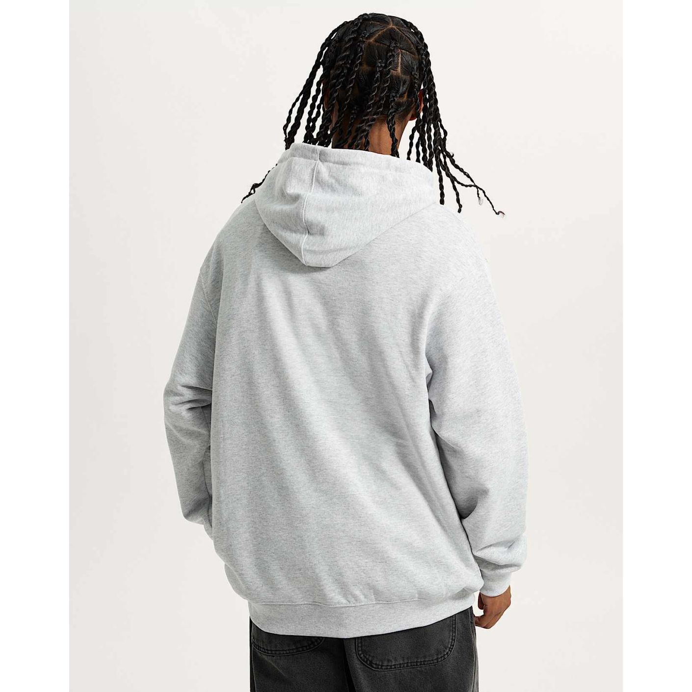 Vans Felpa Left Chest Logo II Grigia da Uomo