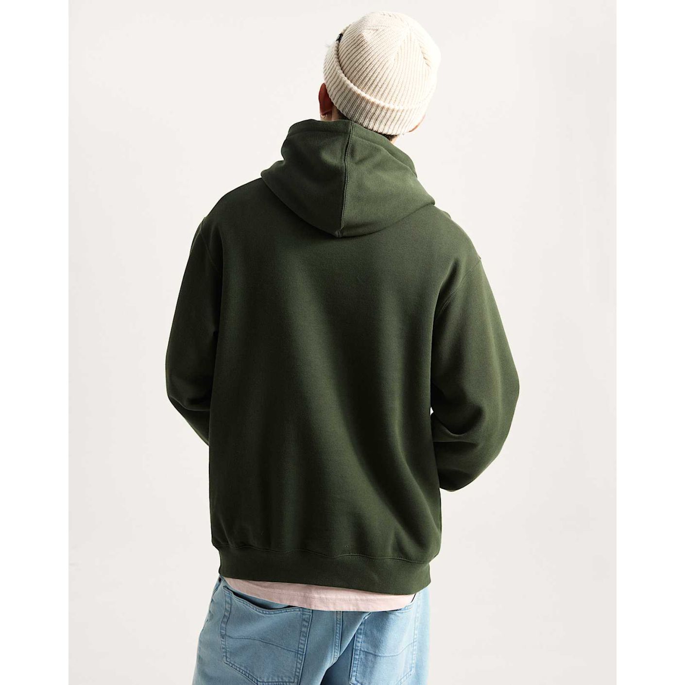 Vans Felpa Left Chest Logo II Verde da Uomo