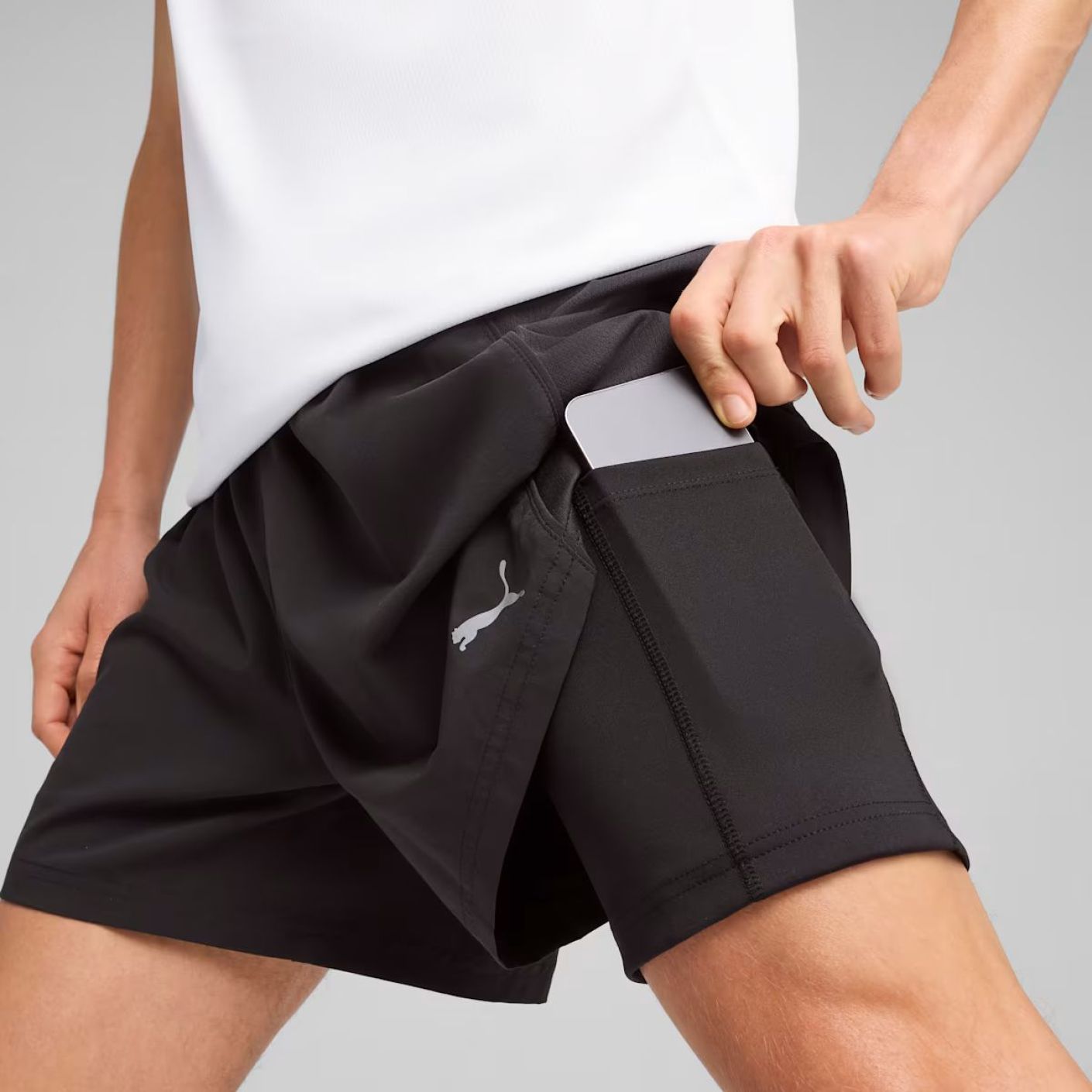 Puma Short running Velocity 2 in1 Schwarz für Herren
