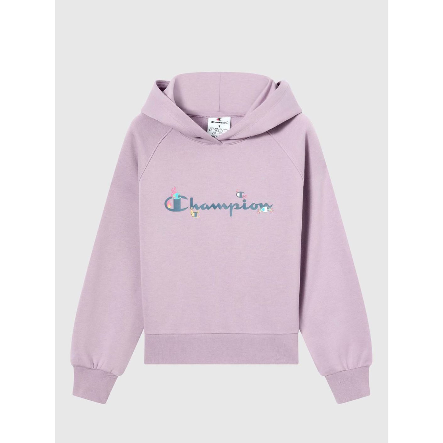 Champion Felpa con cappuccio Viola da Bambina
