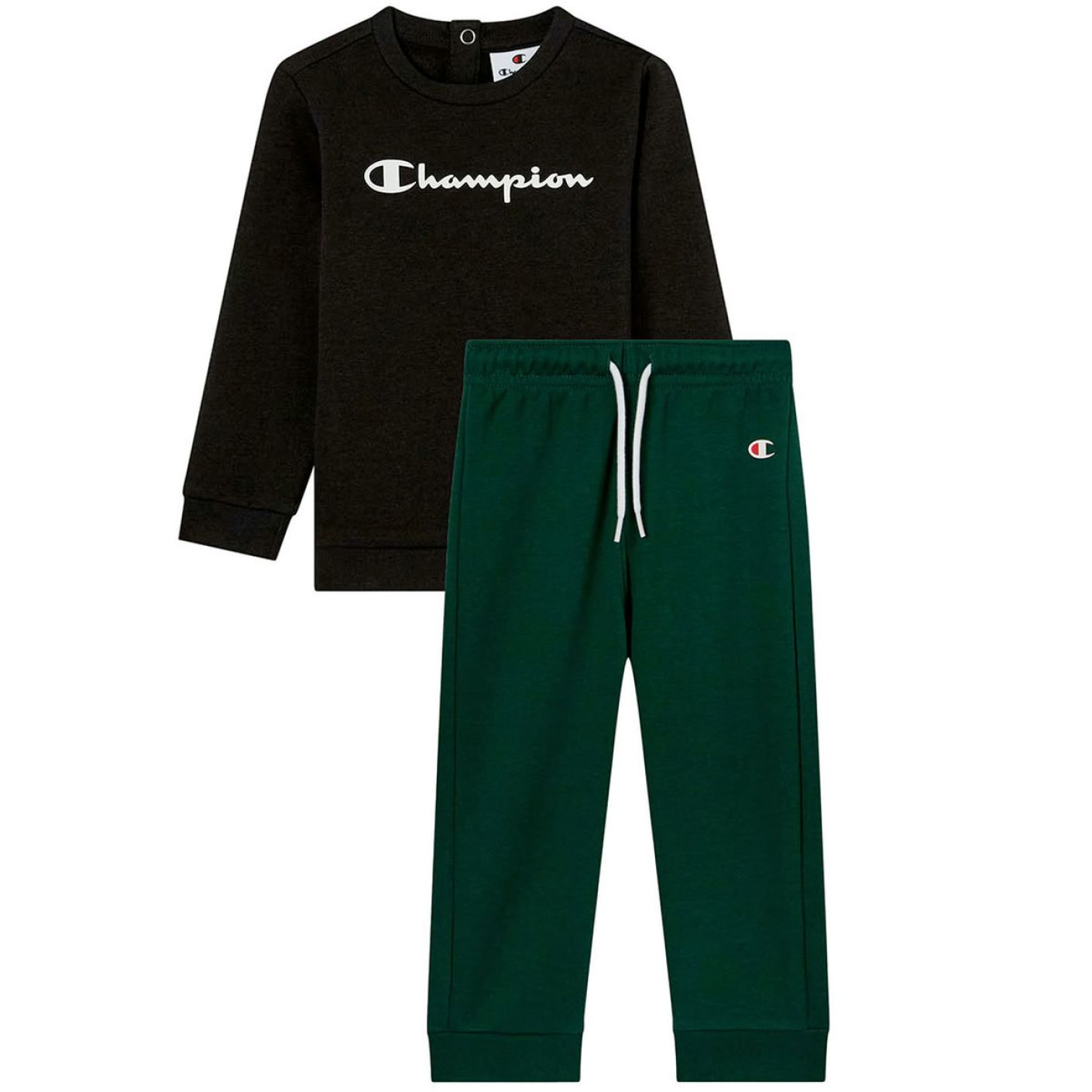 Champion Crewneck Tracksuit Infant Icons Black