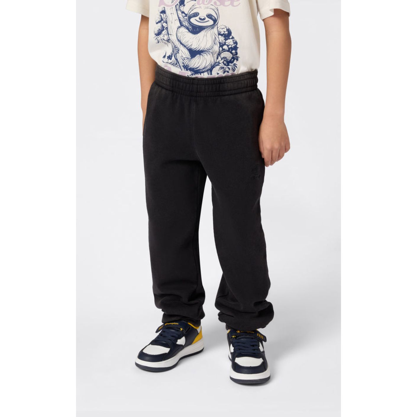 Champion Joggers with Ribbed Cuffs Black for Kids