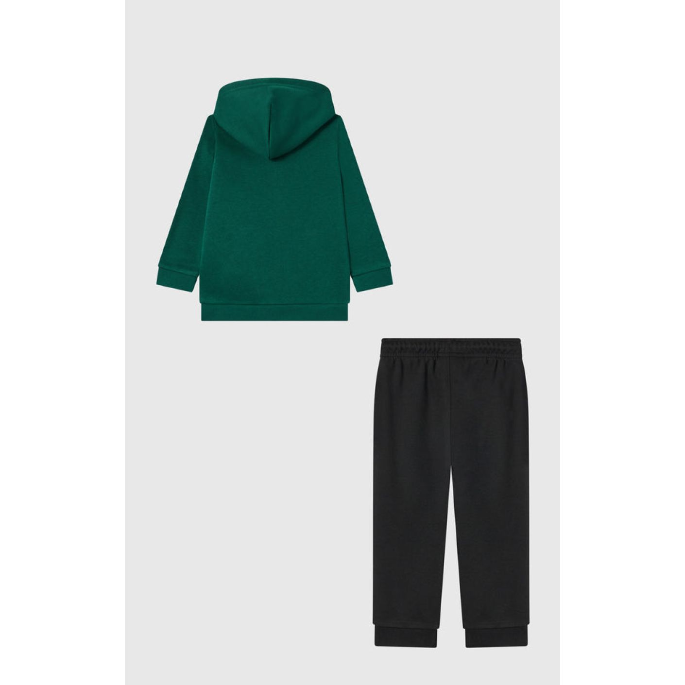 Champion Tuta Infant con cappuccio logo grande Verde Bosco