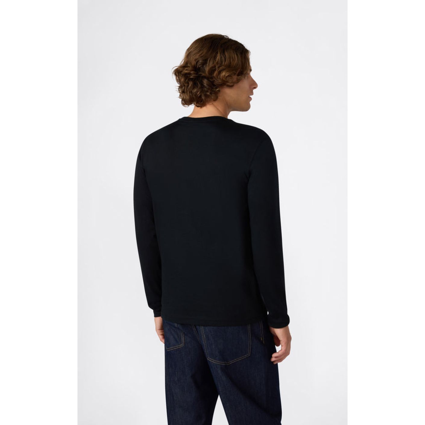 Champion T-Shirt manica lunga Icons Nera da Uomo