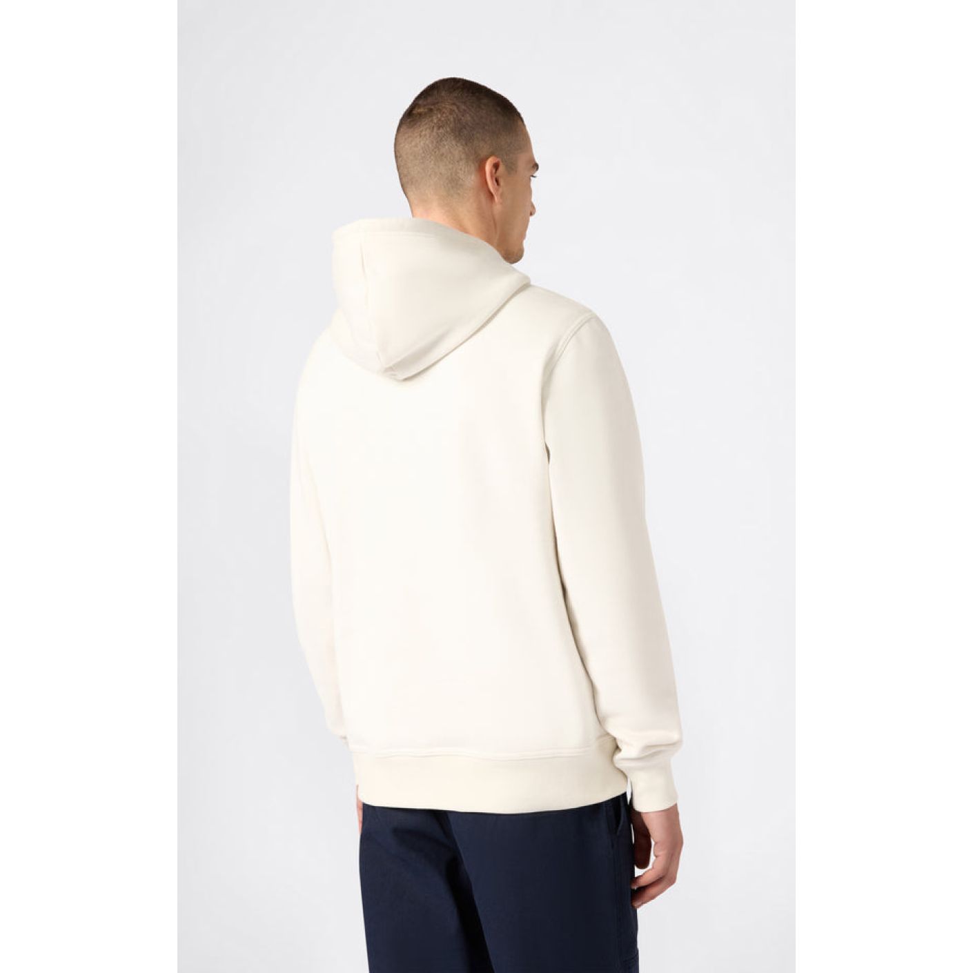 Champion Hoodie with Large Embroidered Logo Cream for Men