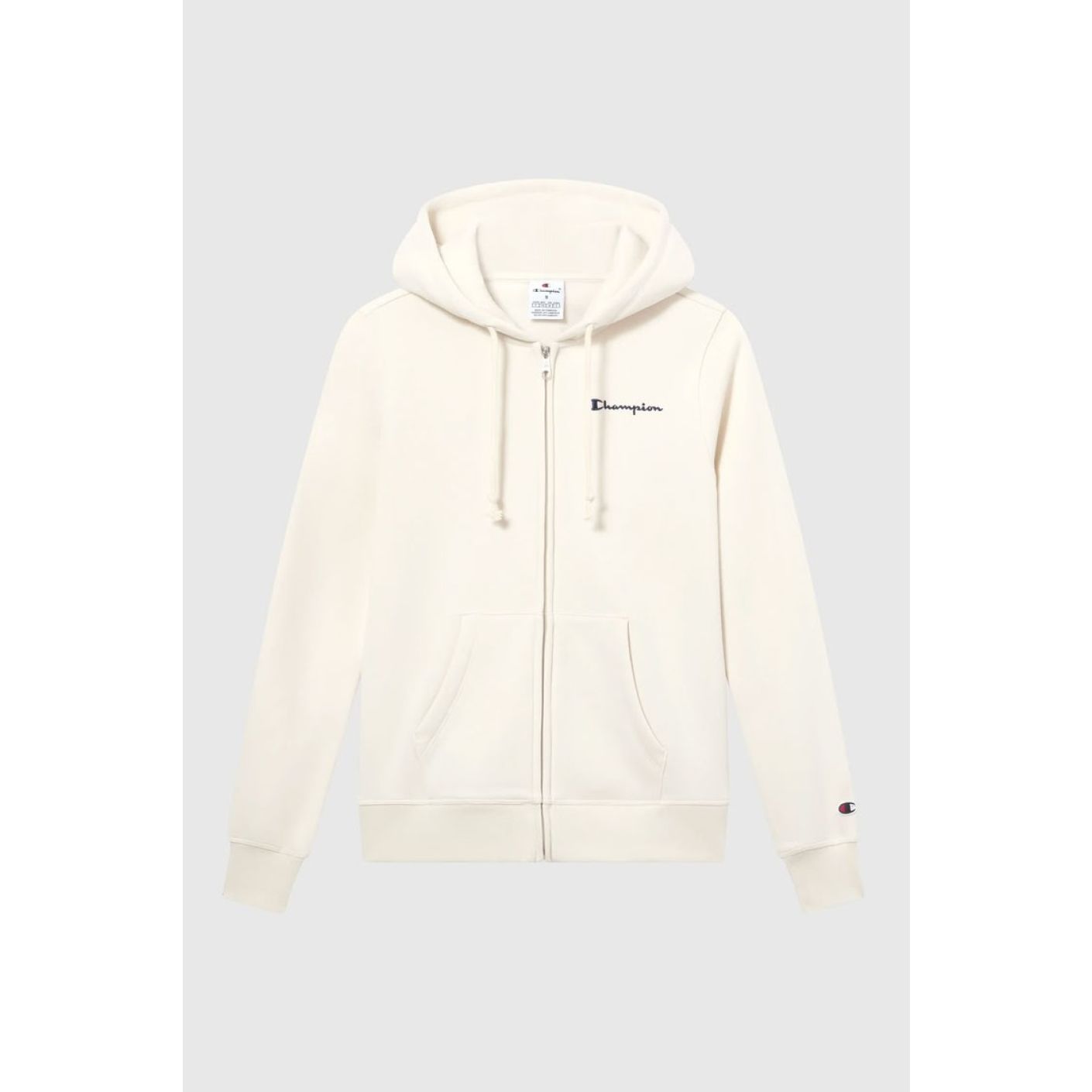 Champion Zip-Up Hoodie Icons White for Women
