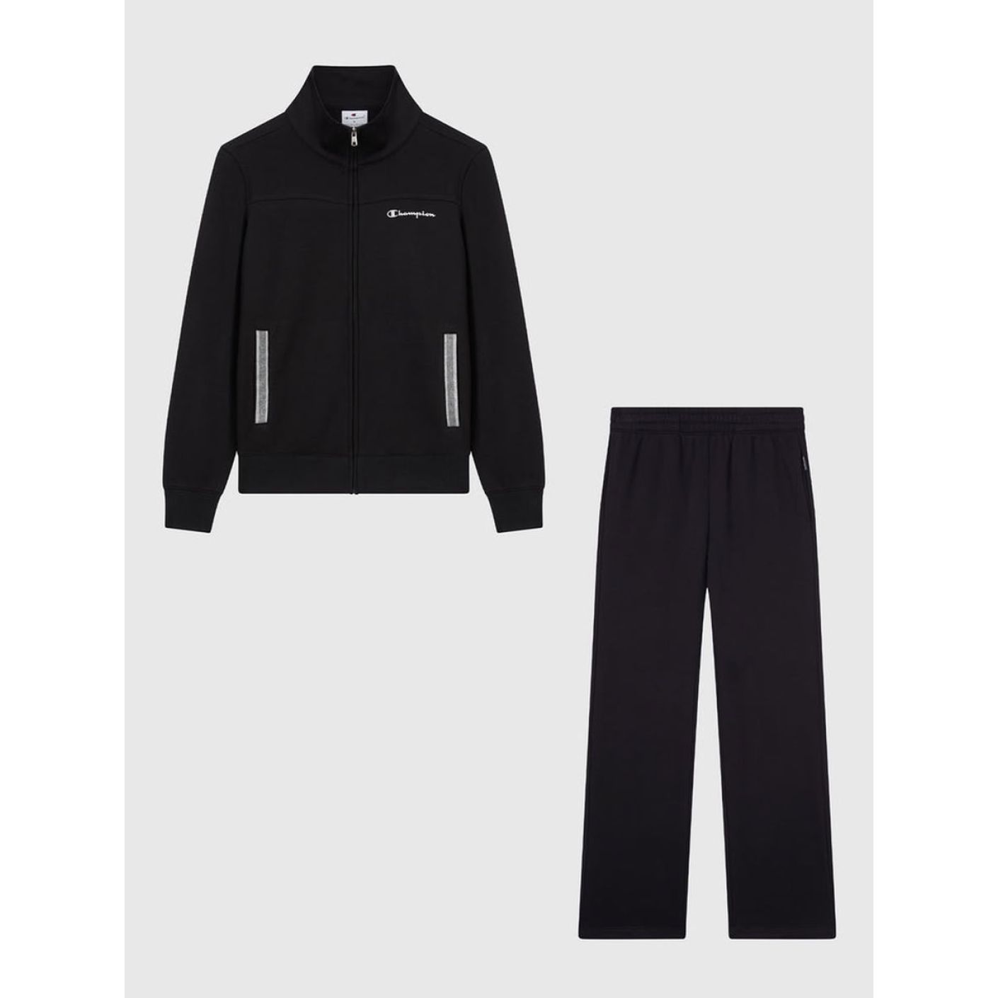 Champion Tuta Full Zip Nera da Donna