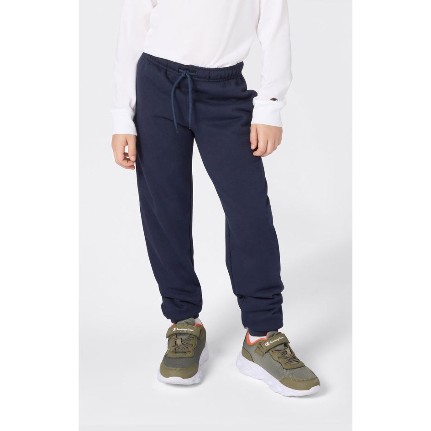Champion Pantalone con polsini a costine Blu da Bambino
