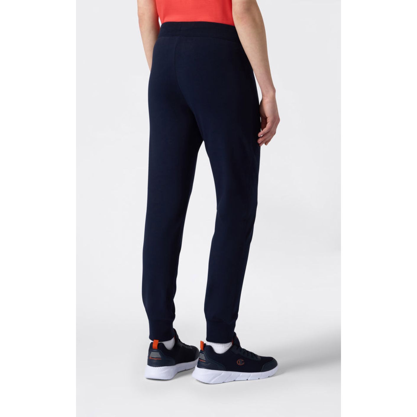 Champion Jogger elasticized with ribbed cuff fleece-lined Navy Blue for Women