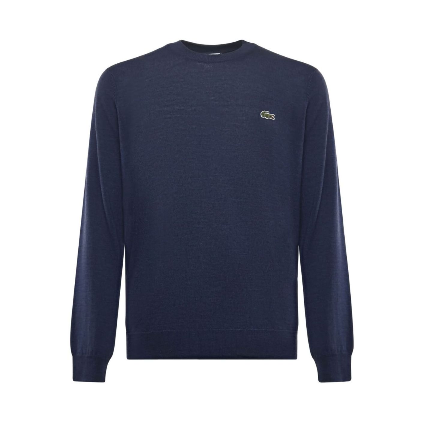 Lacoste Pullover girocollo in lana Blu-3GF da Uomo