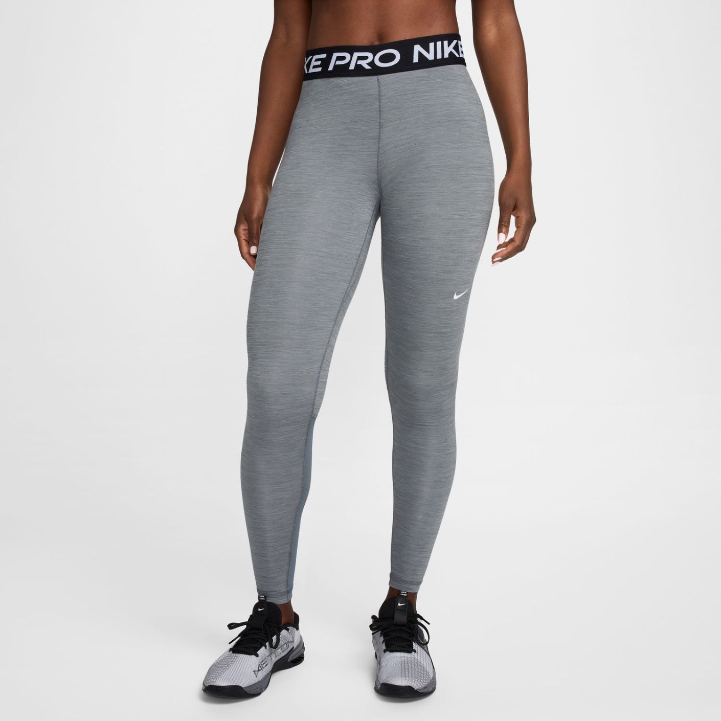 Nike Leggings Pro 365 Playful Smoke Grey/Black/White Women's
