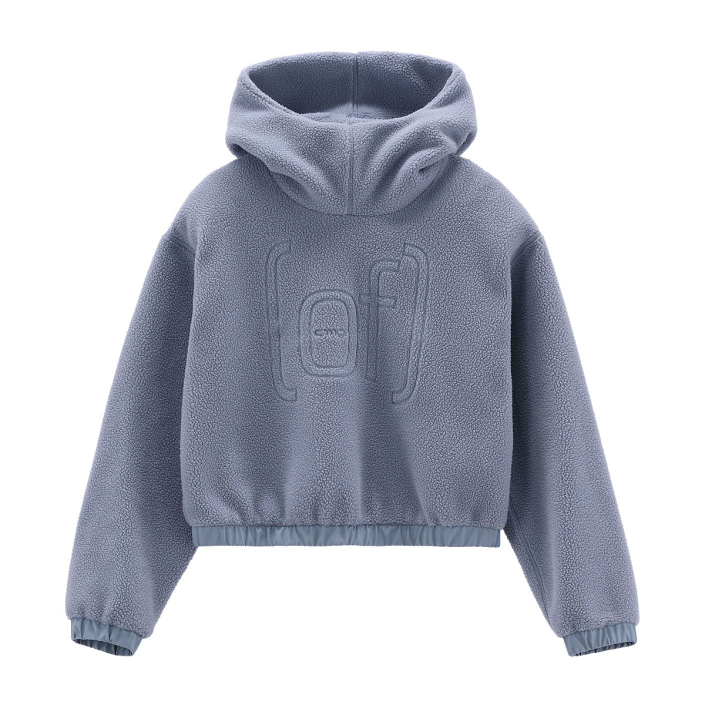 CMP Crop Sweatshirt with Maxi Logo Sugar for Women