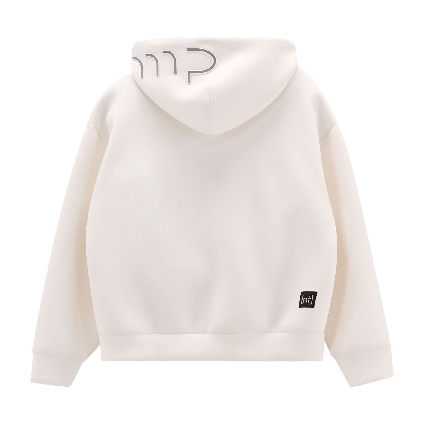 CMP Felpa con cappuccio Logato Ivory da Donna