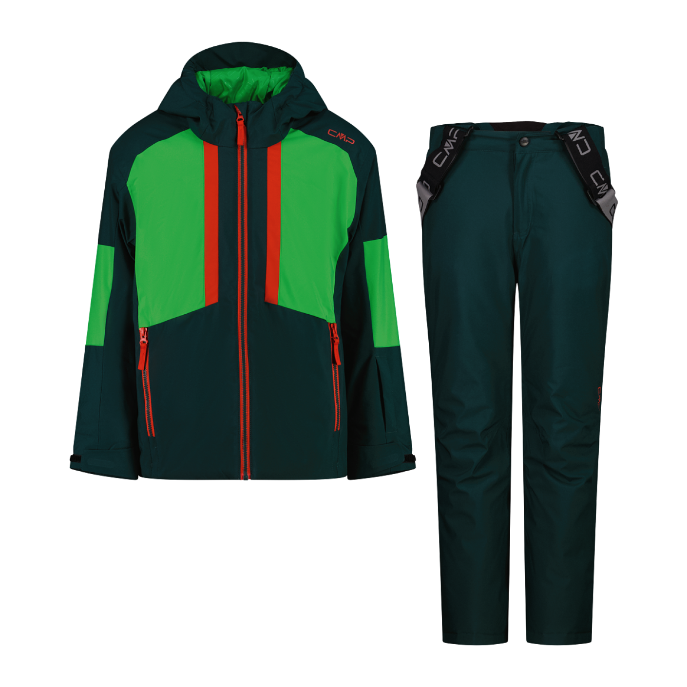 CMP Boy's twill ski set Deep Mint