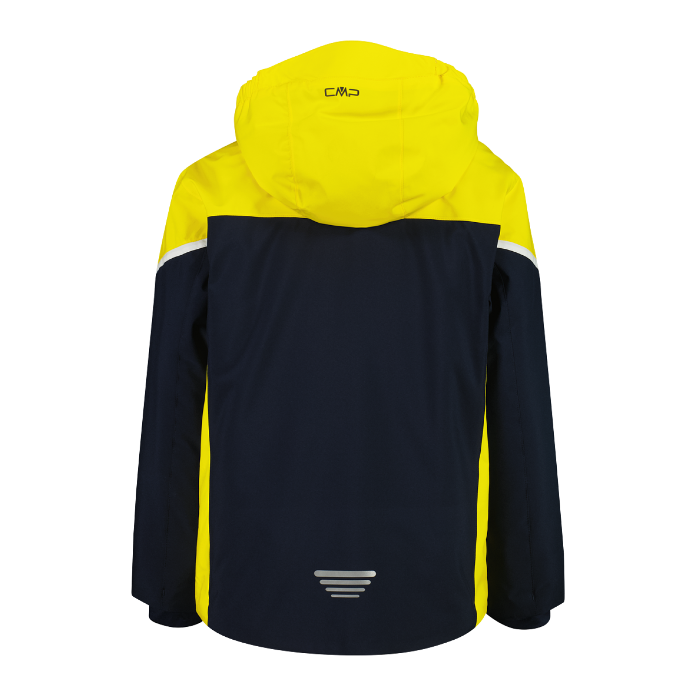 CMP Ski Jacket in Dark Blue/Yellow for Kids