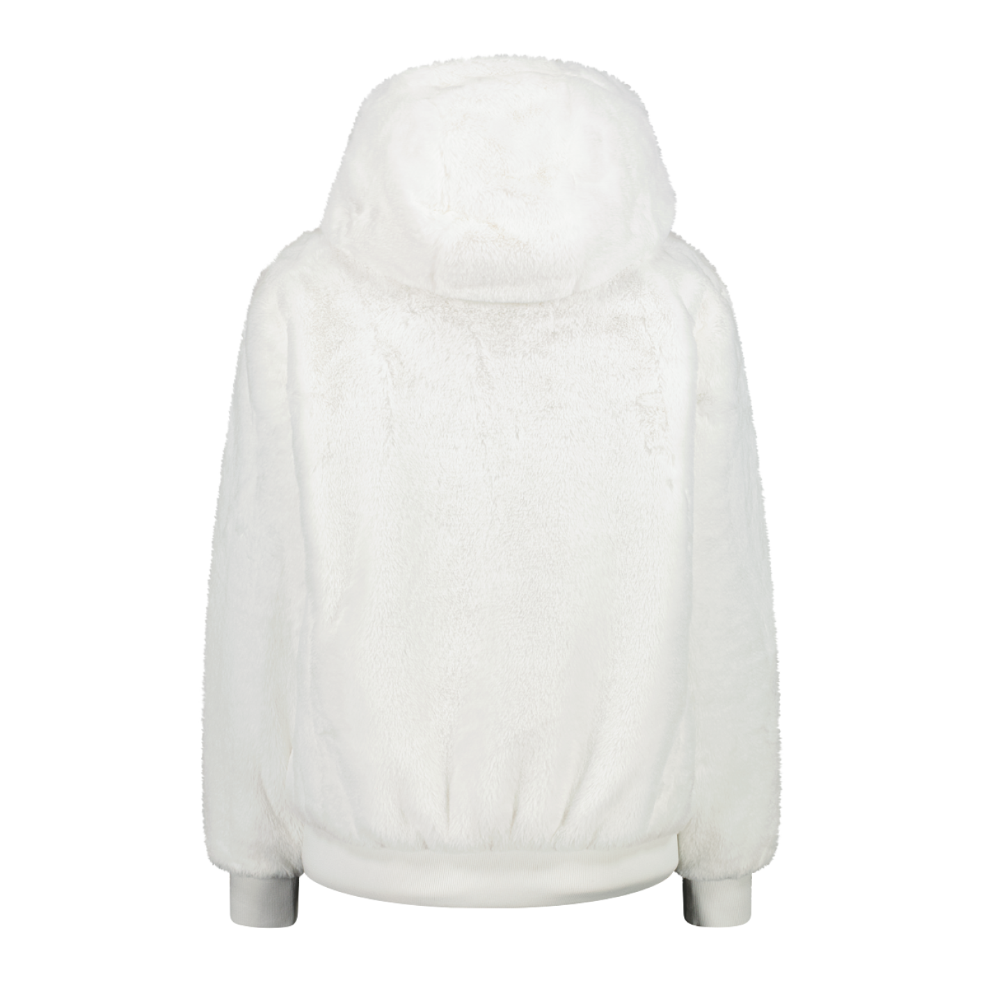 CMP Giacca in pelliccetta con cappuccio Bianca da Donna