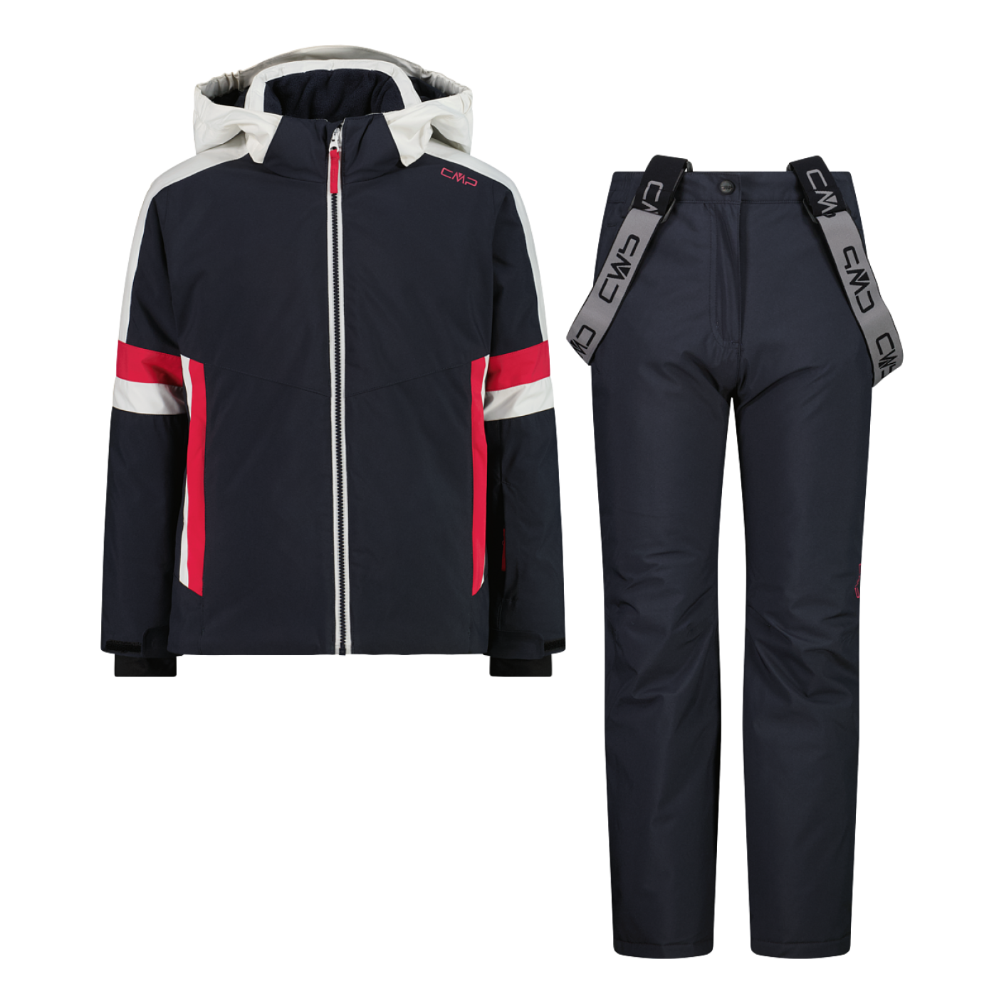 CMP Completo Sci in Twill Antracite da Bambina