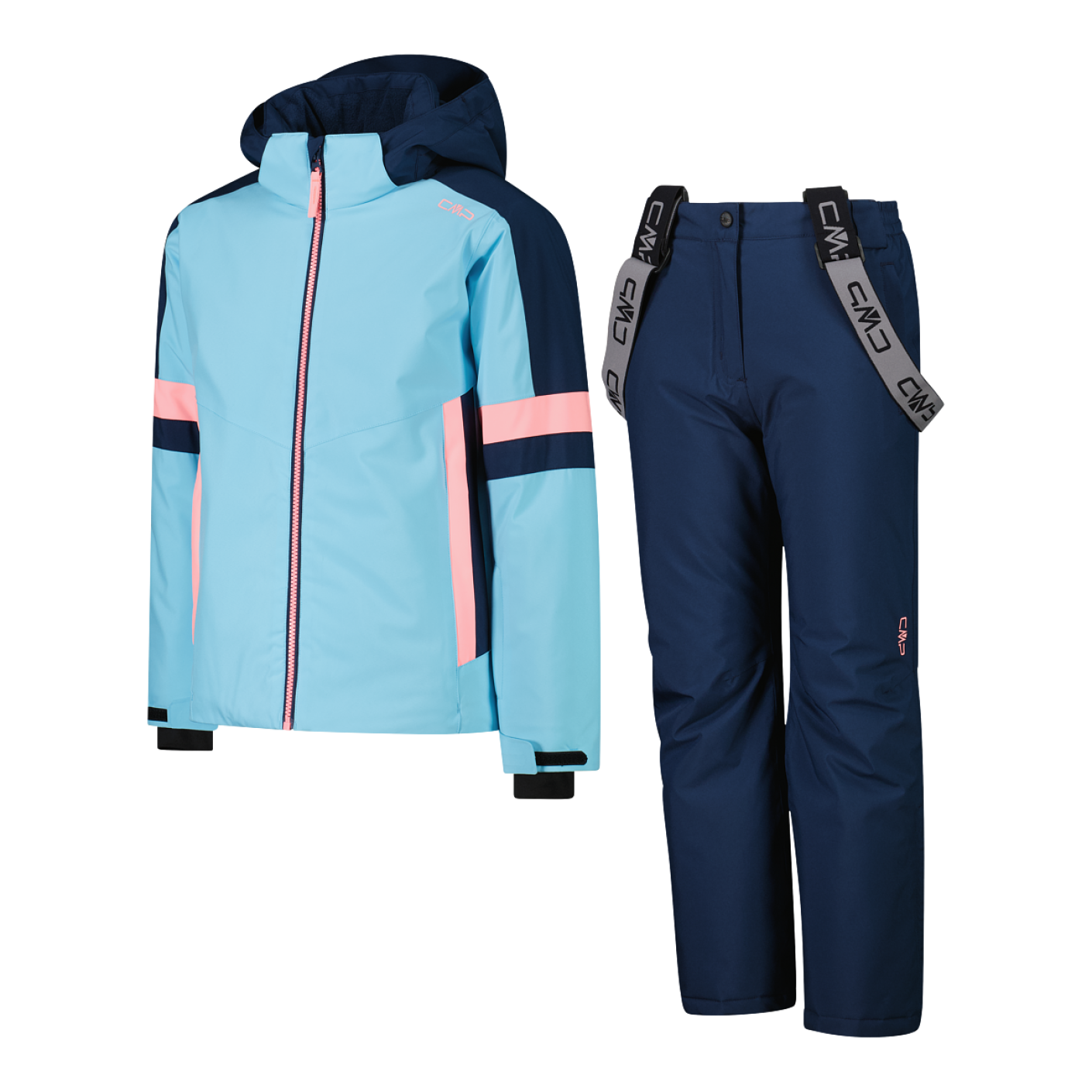 CMP Completo Sci in Twill Topazio da Bambina