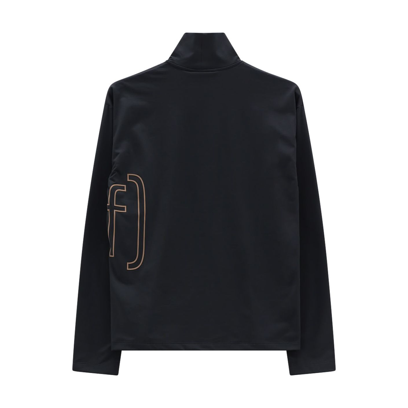 CMP Lupetto con Maxi Logo Nero da Uomo