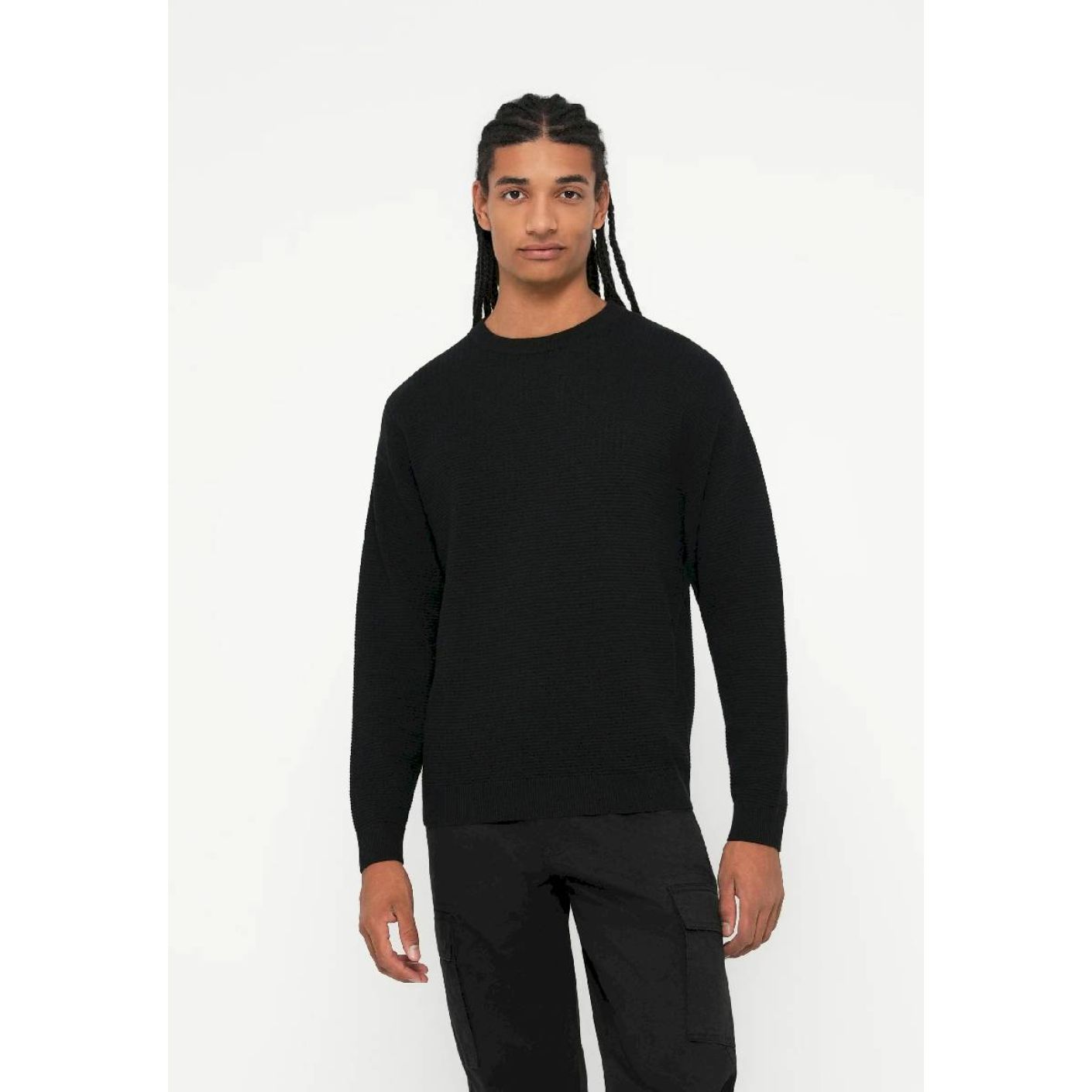 Jack & Jones Jorgreene Crew Neckstructure Black