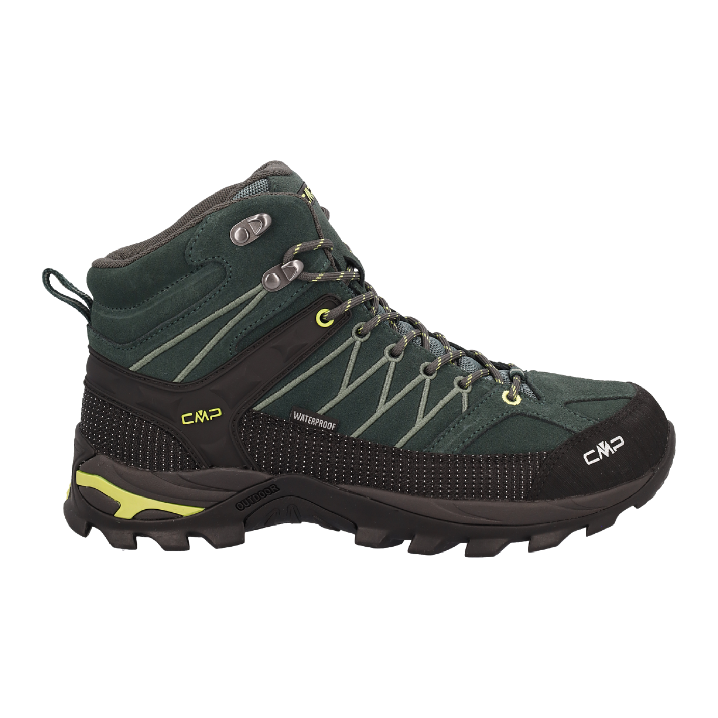 CMP Scarpone Uomo Rigel Mid Waterproof Trek Green/Apple da Uomo