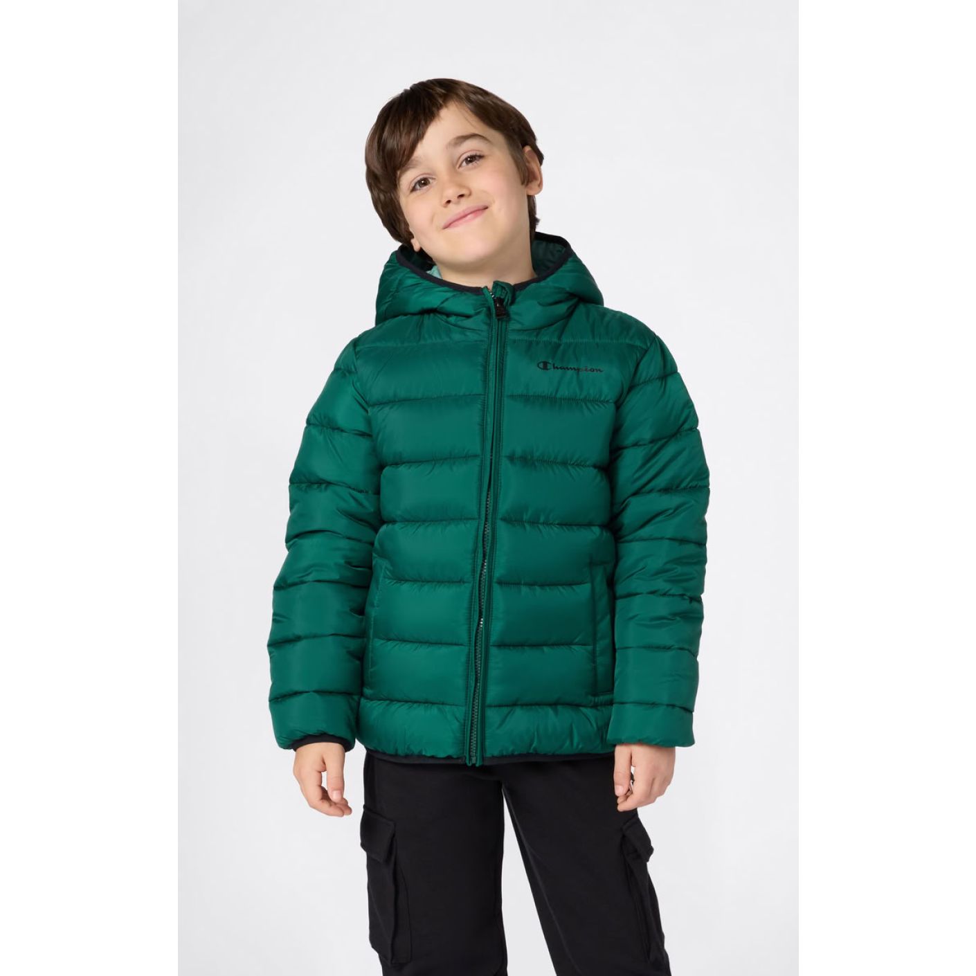 Champion Jacke mit Futter Waldgrün für Kinder