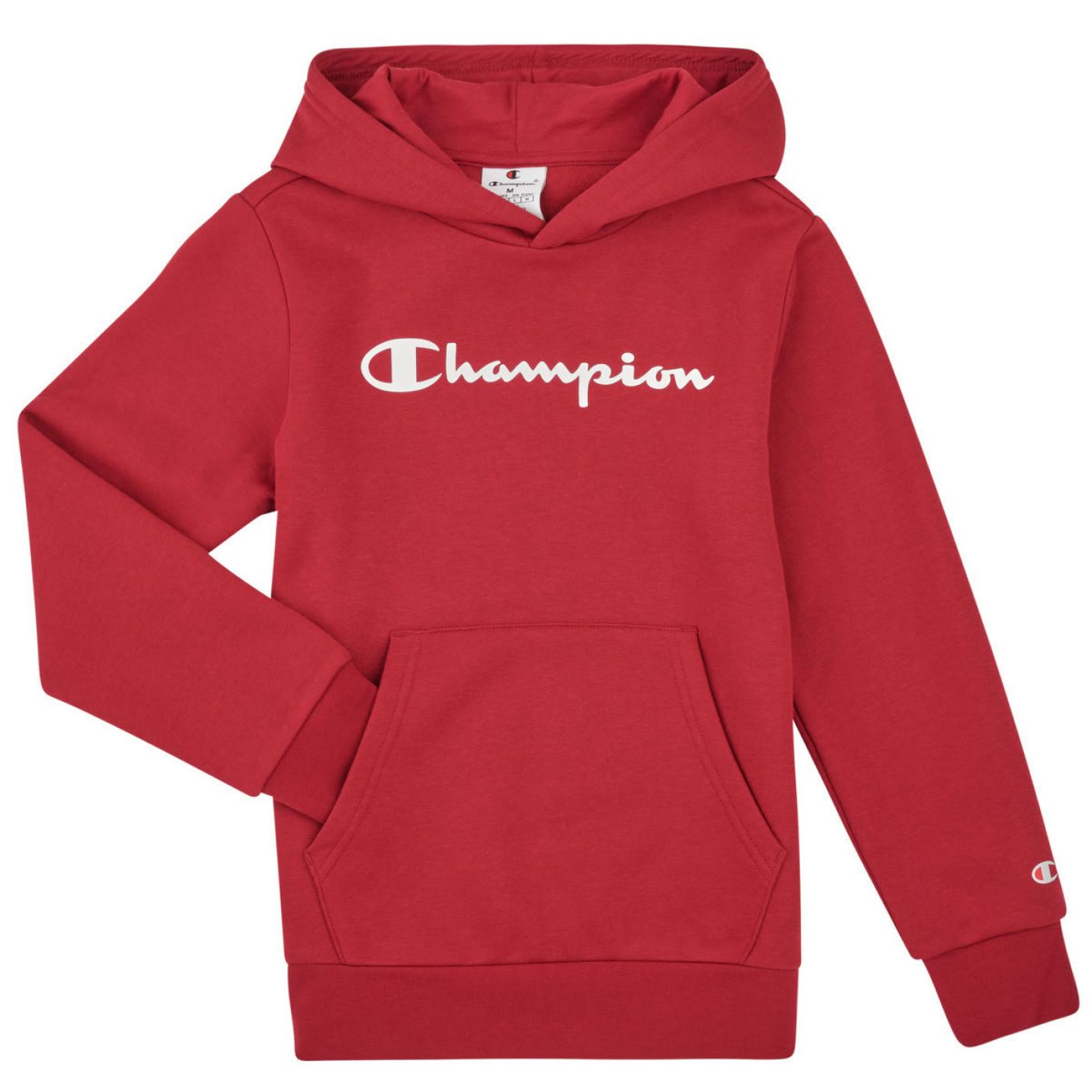 Champion Felpa con capuccio e interno felpato Rossa da Bambino