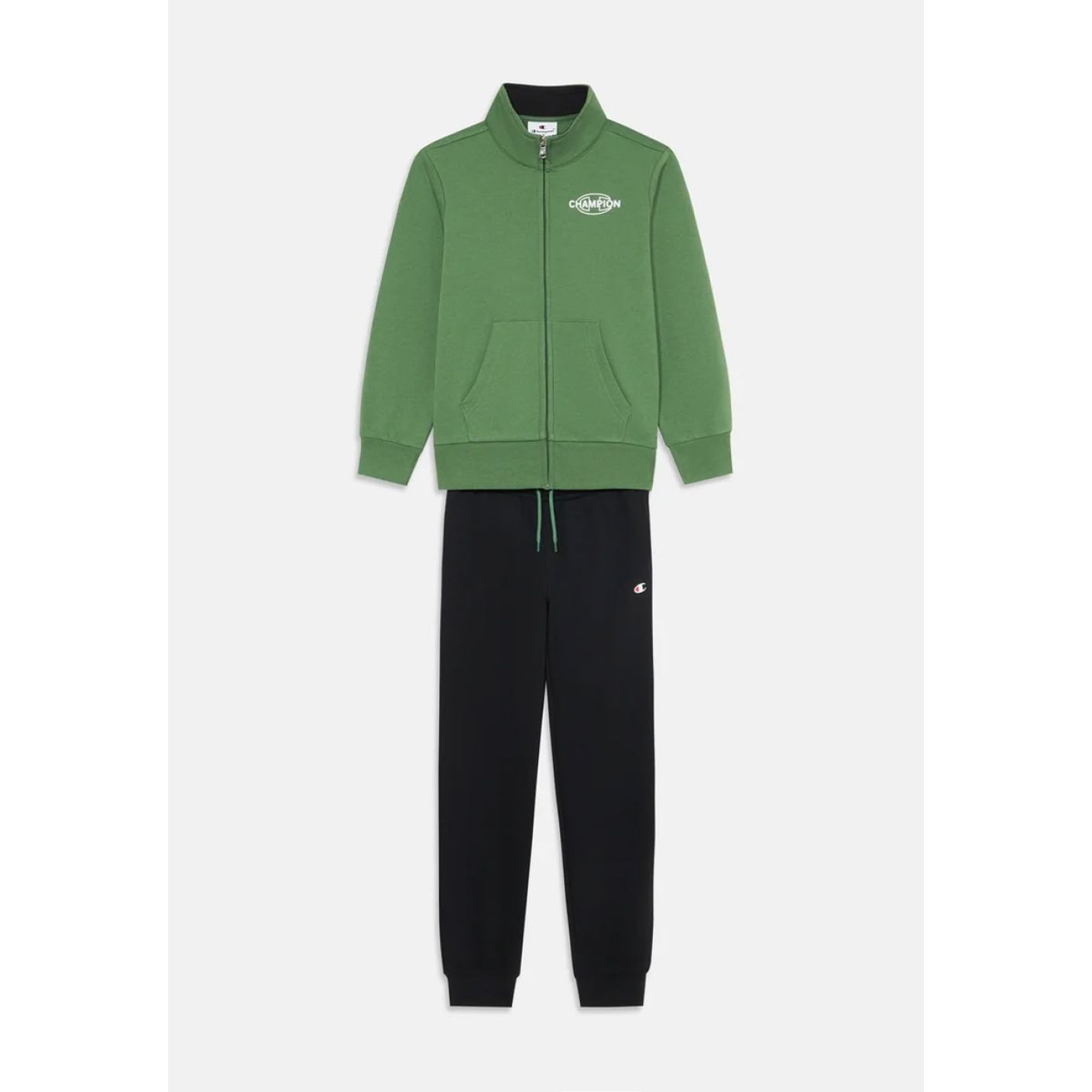 Champion Tuta Full Zip Junior Verde