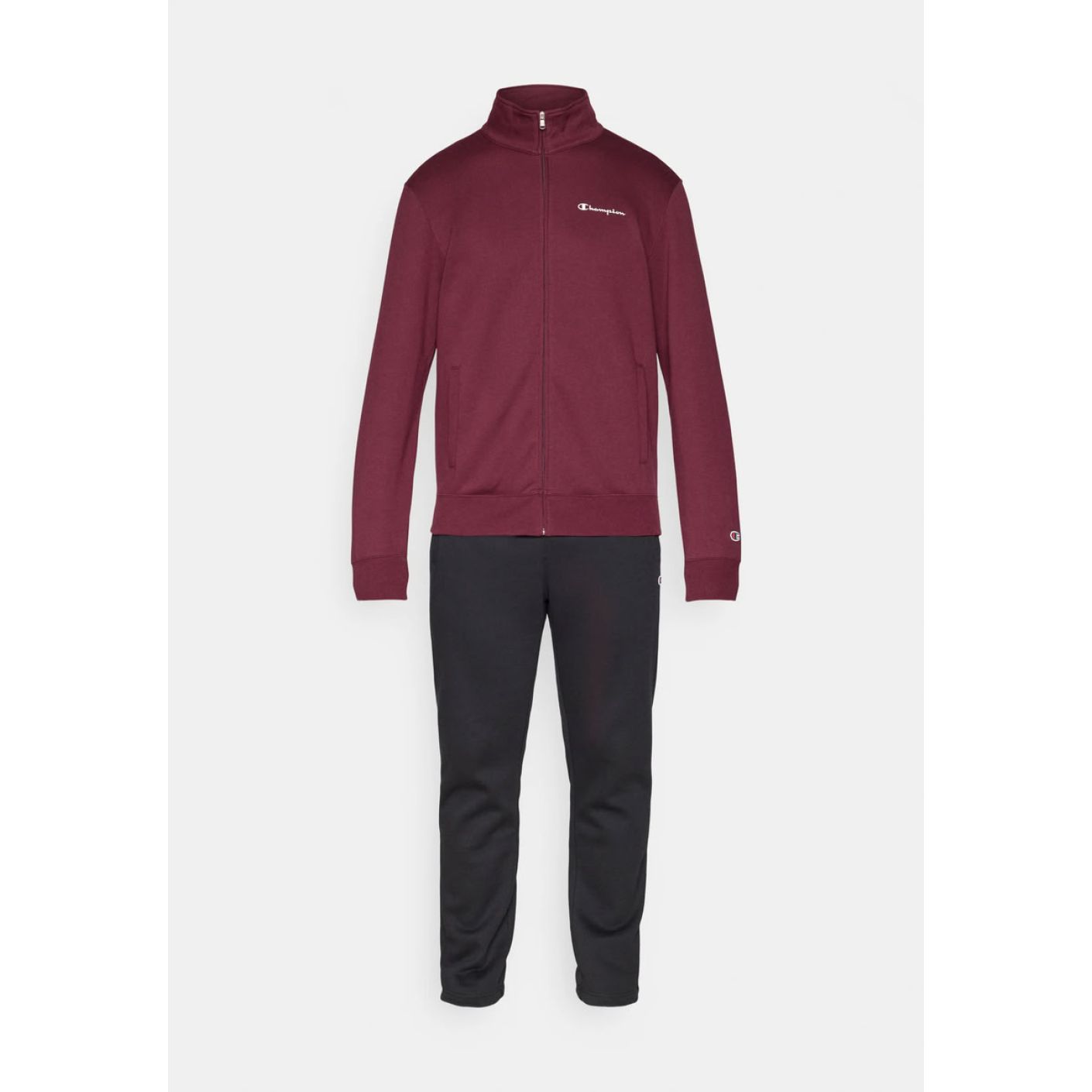 Champion Tuta Full Zip Bordeaux da Uomo