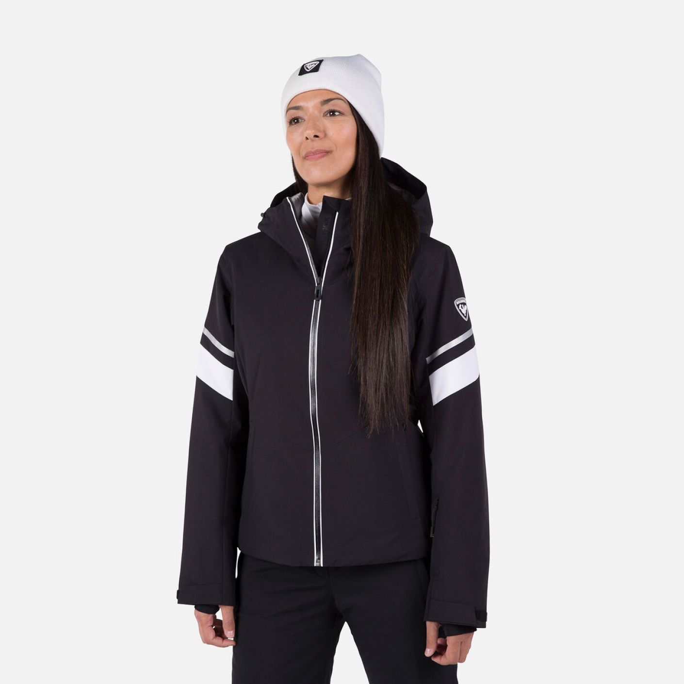Rossignol Skijacke Strawpile Schwarz Damen