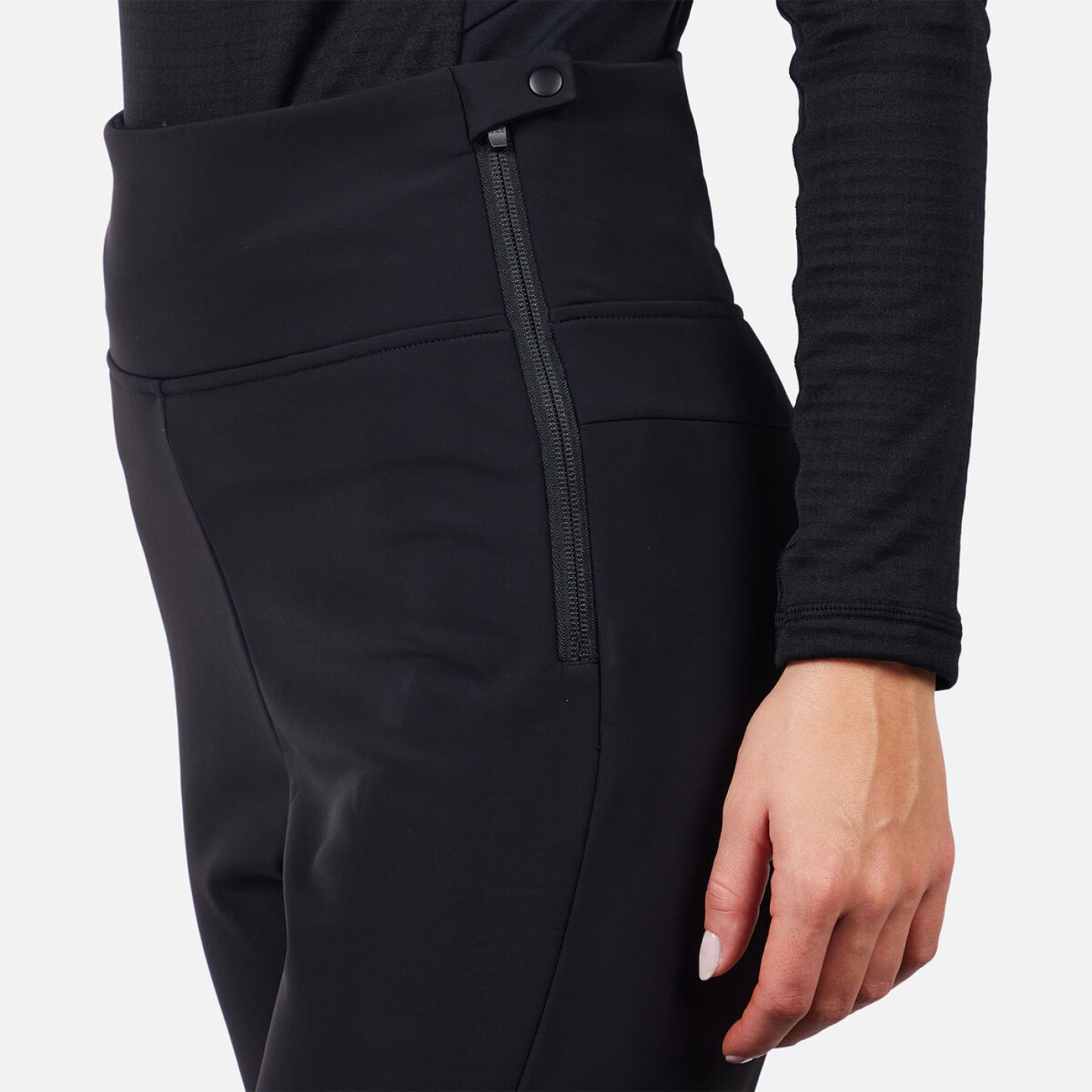Rossignol Pantaloni da Sci Softshell Neri da Donna