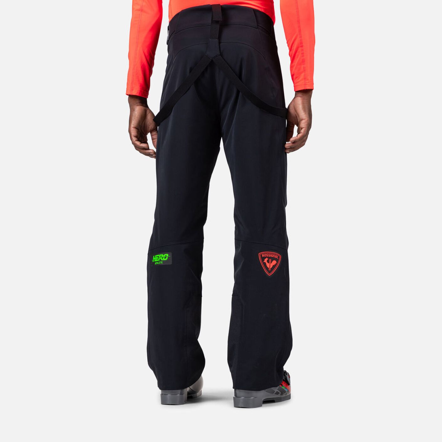 Rossignol Pantaloni da Sci Imbottiti Hero Blackside Uomo Nero