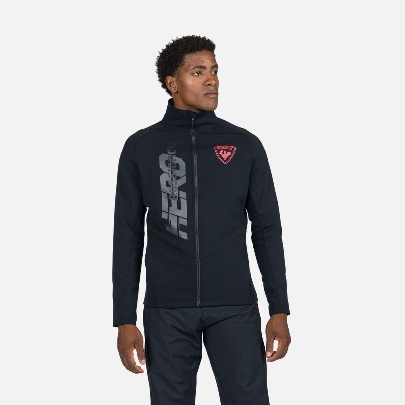 Rossignol Maglia con Zip Integrale New Hero Classique Clim Uomo Nero