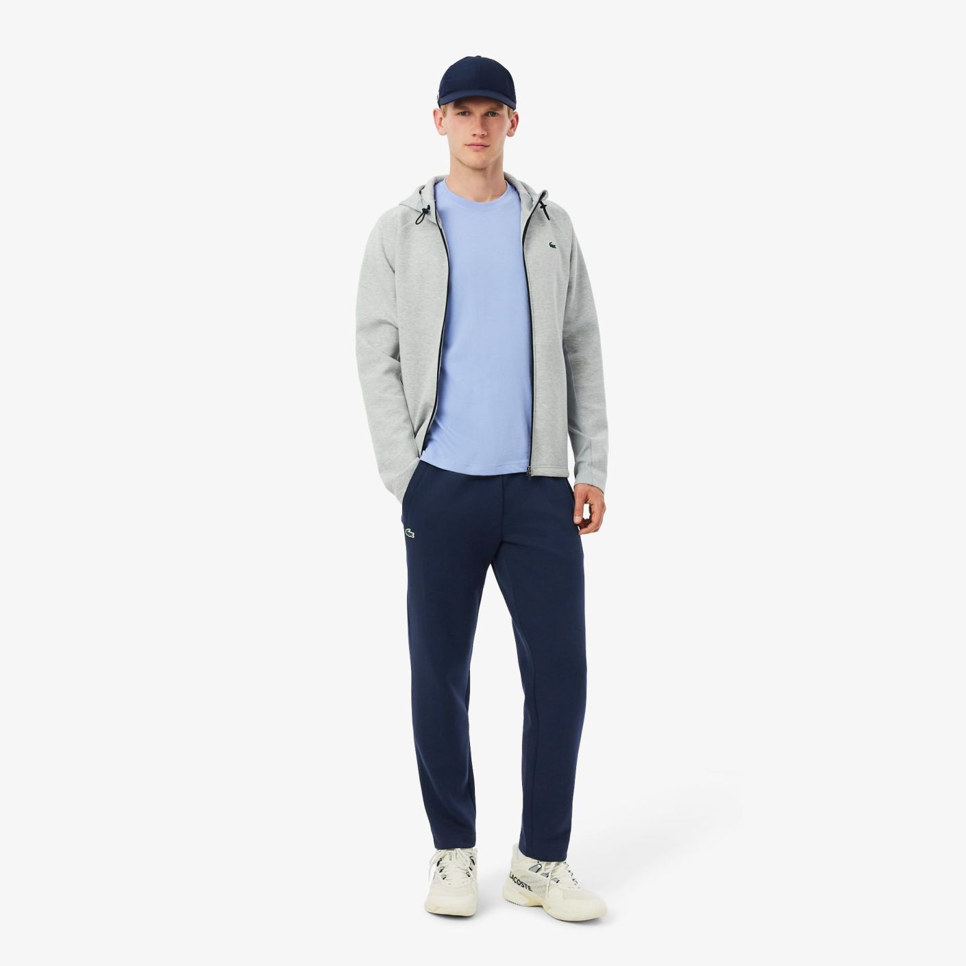 Lacoste Pantalone sportivo traspirante Blu Navy-423 da Uomo