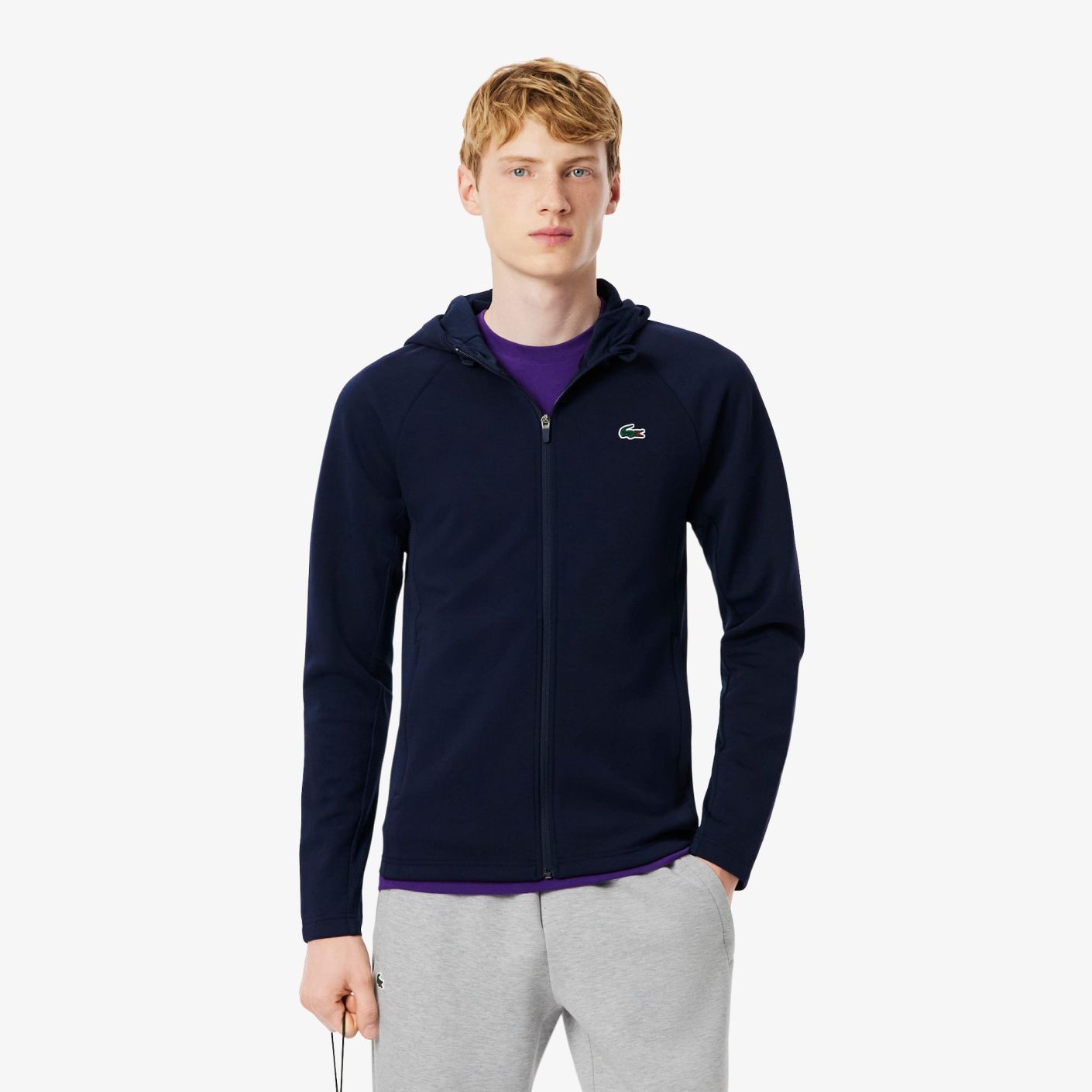 Lacoste Giacca sportiva traspirante Blu Navy-423 da Uomo