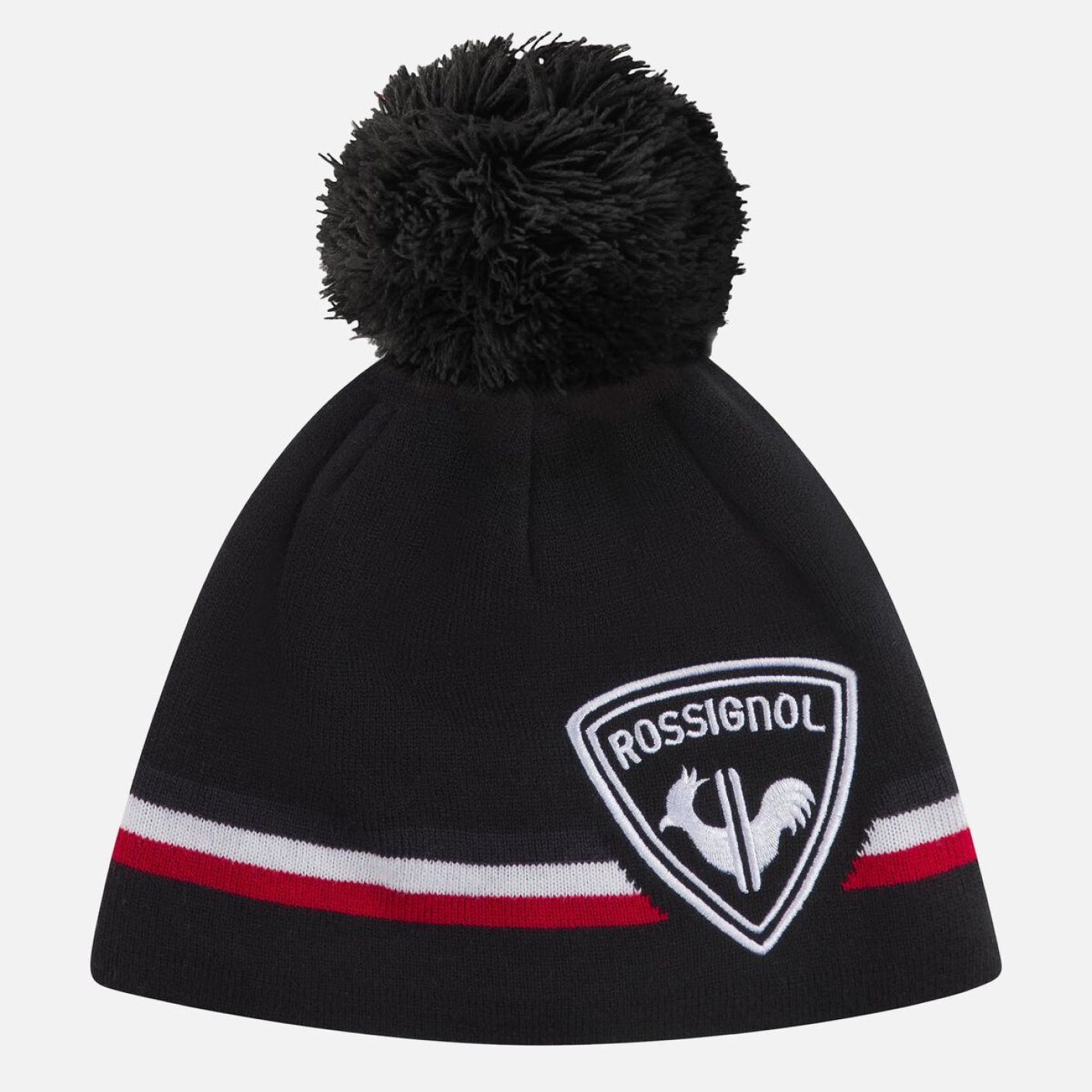 Rossignol Men's Rooster Pompon Ski Hat Black