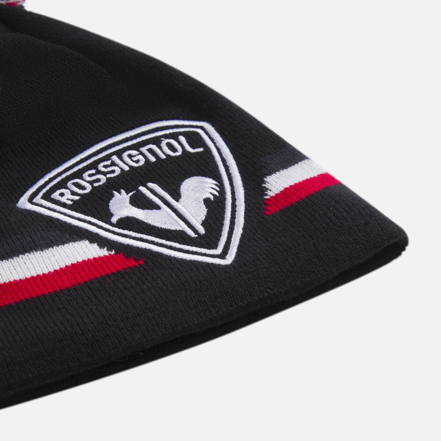 Rossignol Men's Rooster Pompon Ski Hat Black