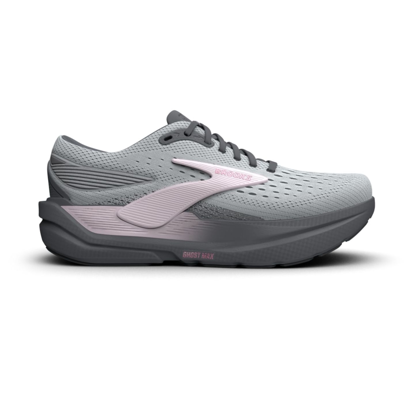 Brooks Ghost Max 3 Hafennebel/Poppsamen/Rosa