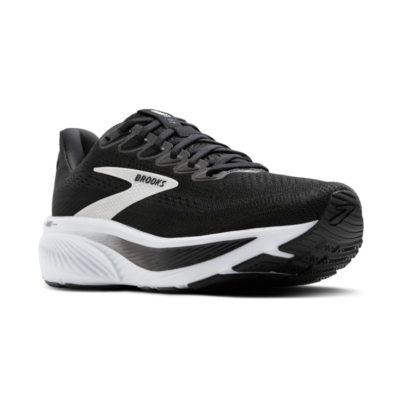 Brooks Ghost 17 Schwarz/Grau/Weiß