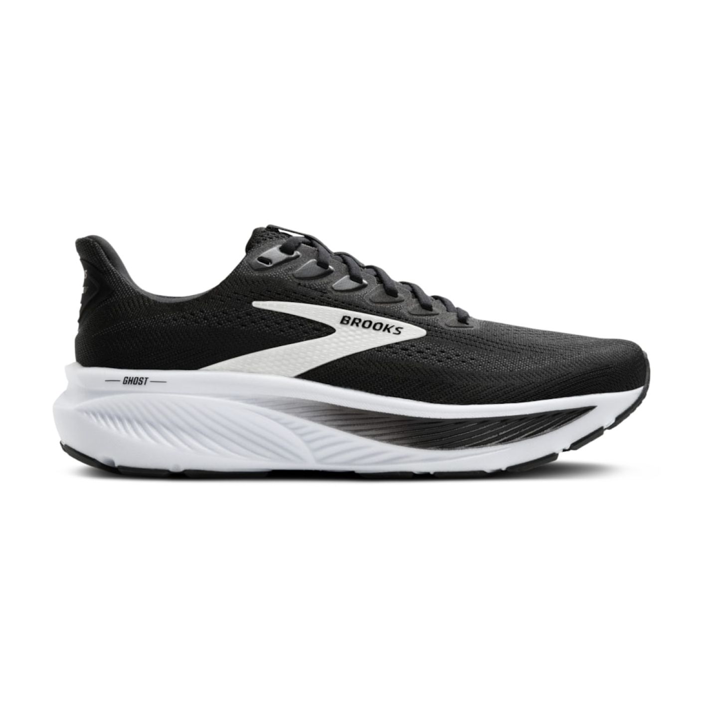 Brooks Ghost 17 Schwarz/Grau/Weiß