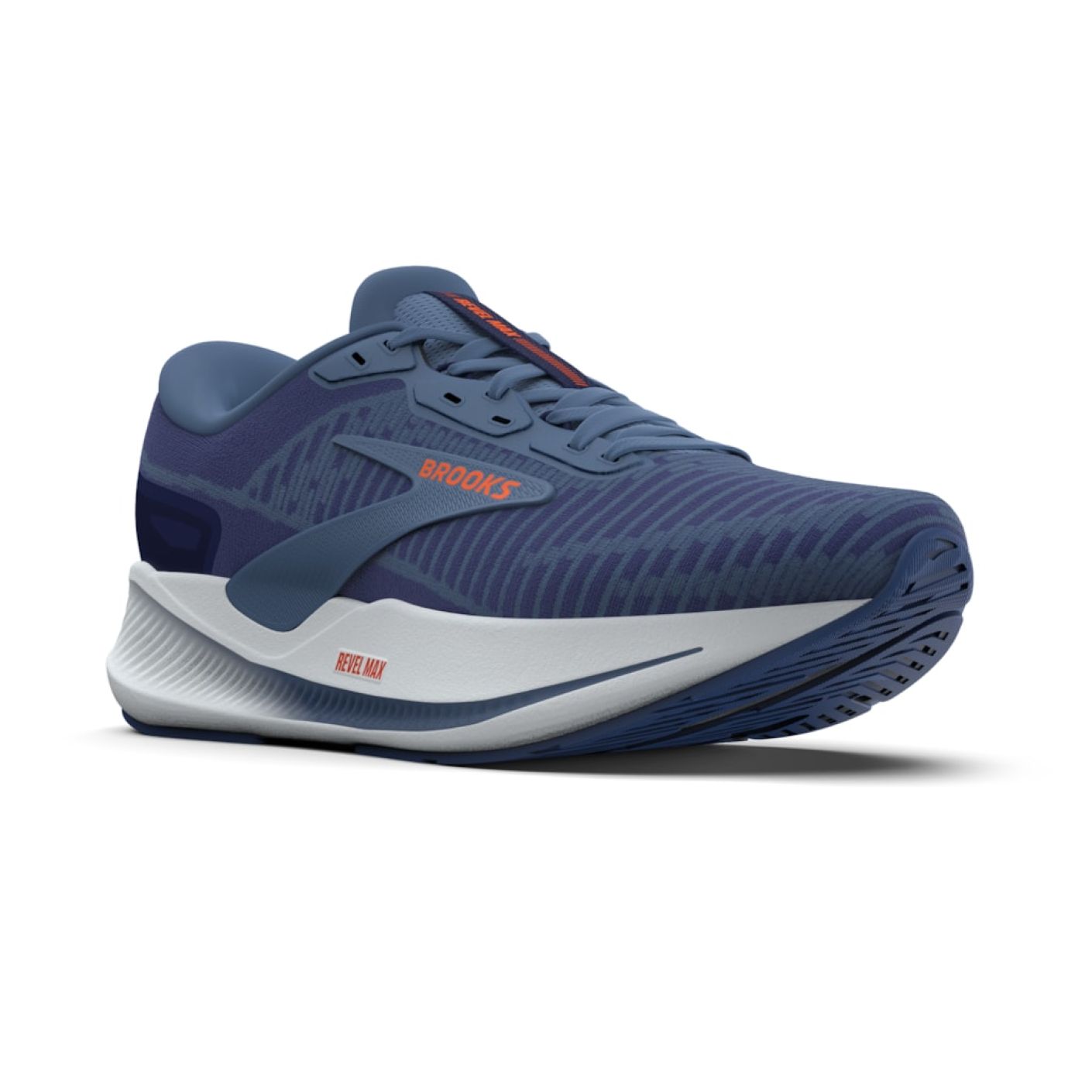 Brooks Revel Max Beacon Blue/Moonlight/Orange