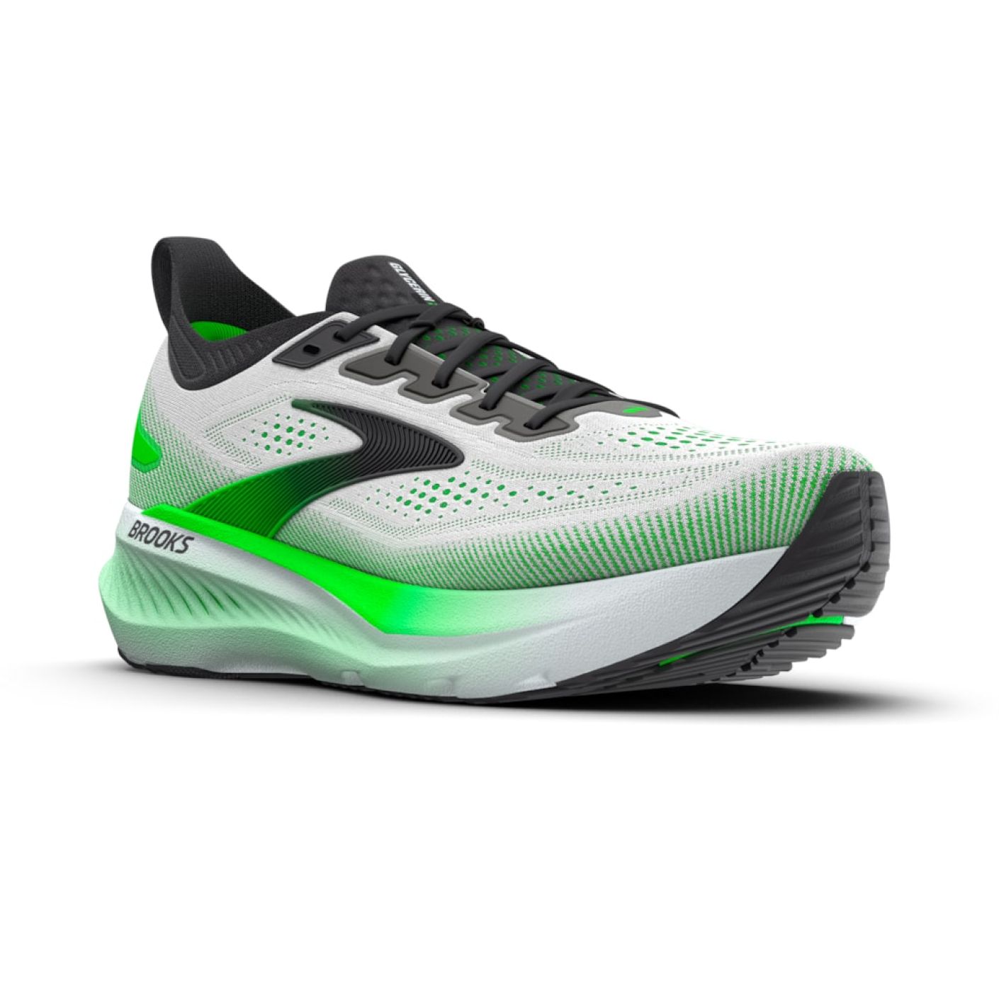 Brooks Glycerin 23 White/Phantom/Green Gecko
