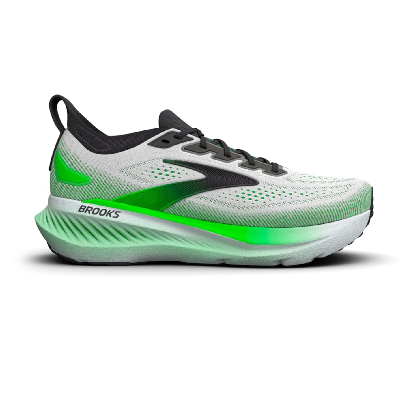 Brooks Glycerin 23 White/Phantom/Green Gecko