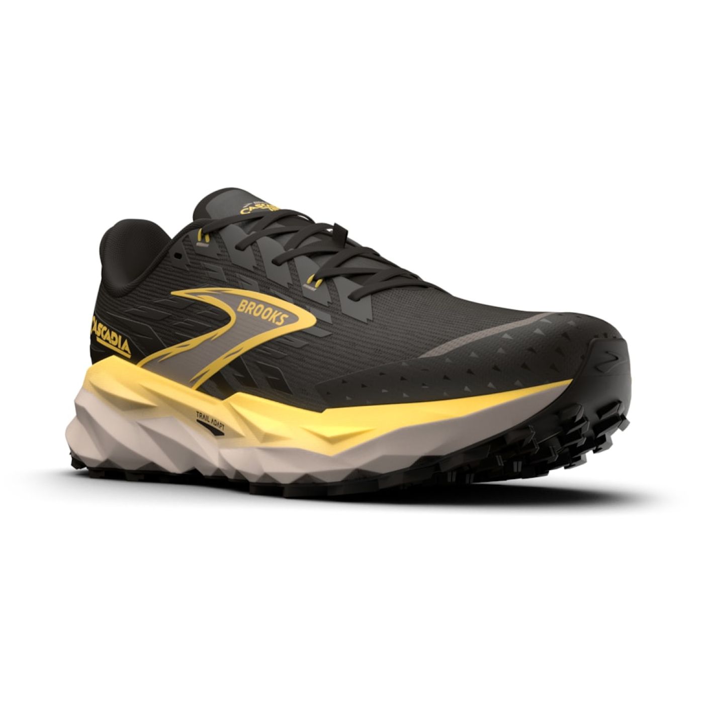 Brooks Cascadia 19 Black/Yellow/Chateau