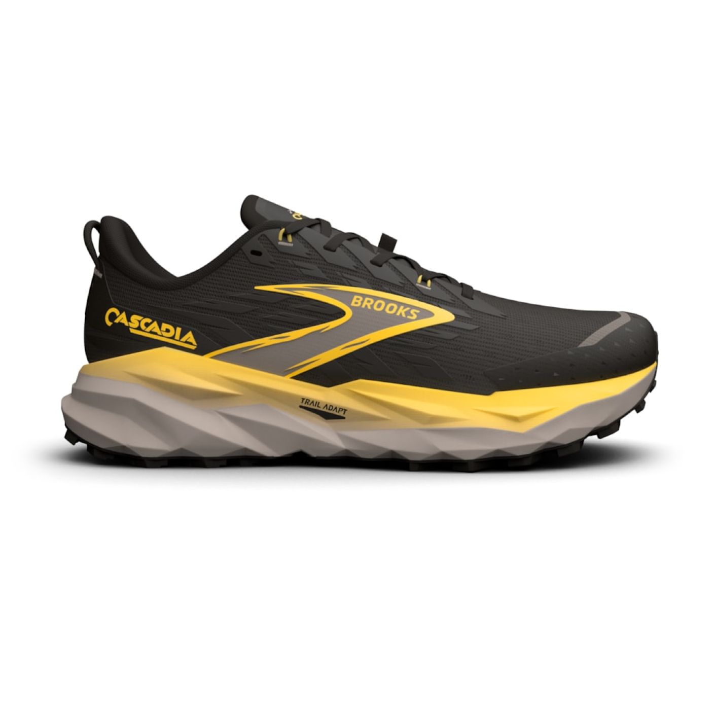 Brooks Cascadia 19 Black/Yellow/Chateau